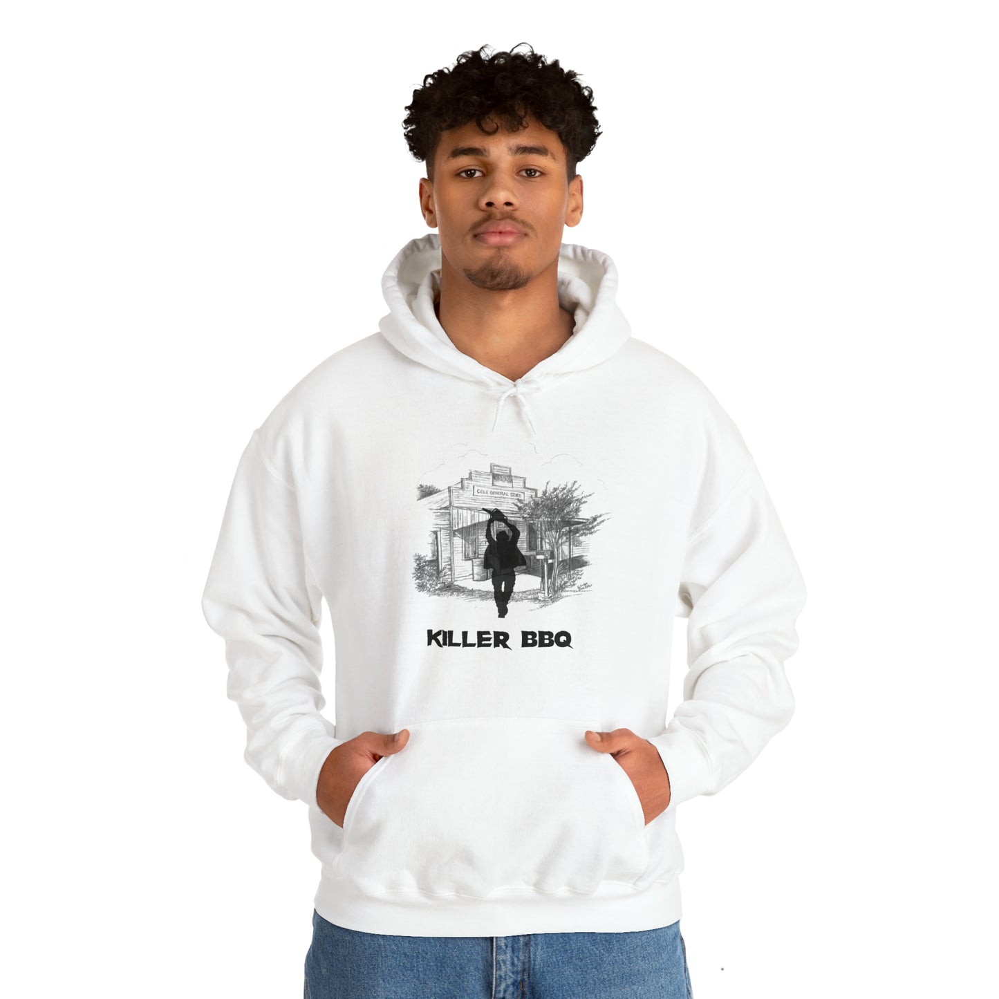 Cele Killer BBQ Unisex Heavy Blend™ Hooded Sweatshirt