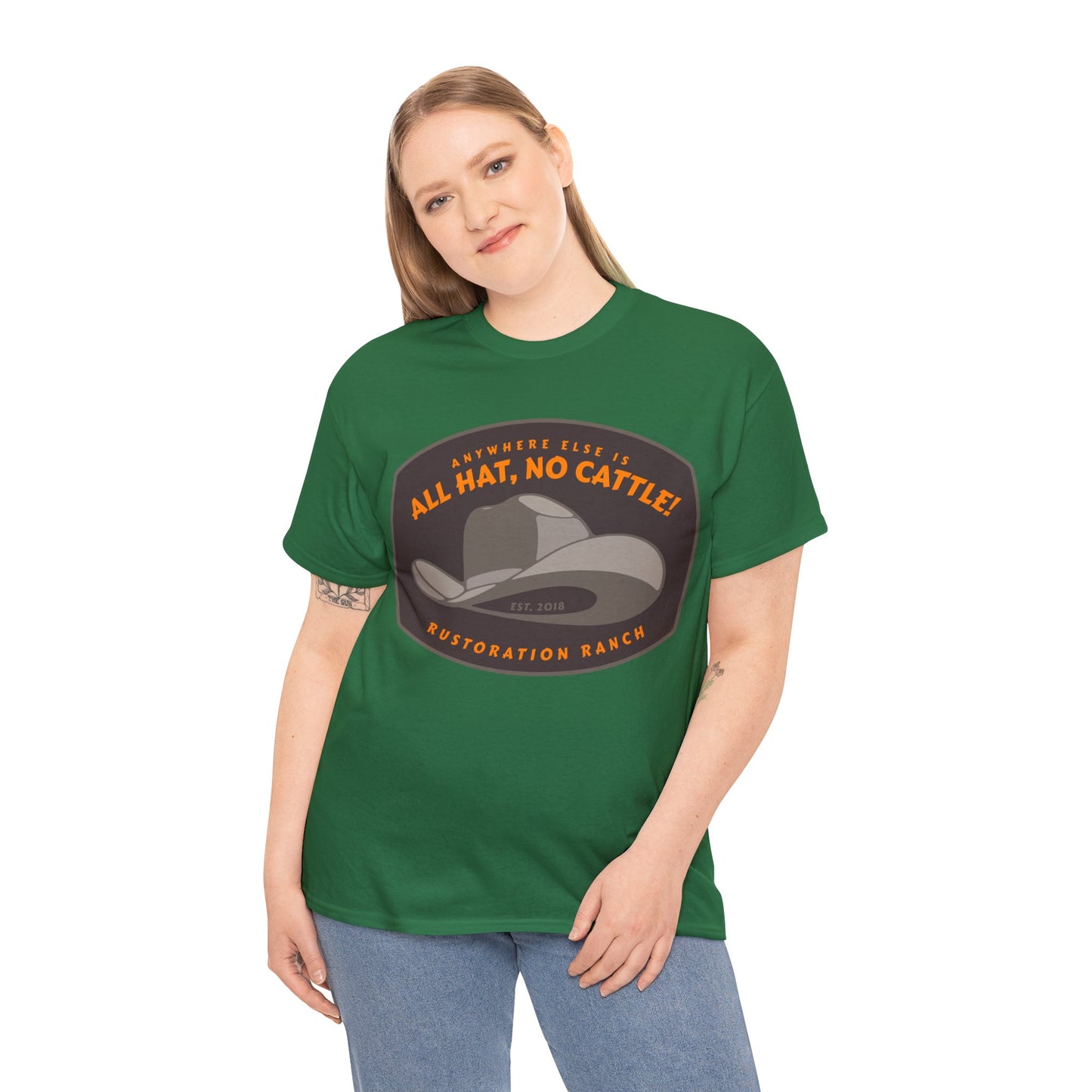 All Hat No Cattle Unisex Heavy Cotton Tee