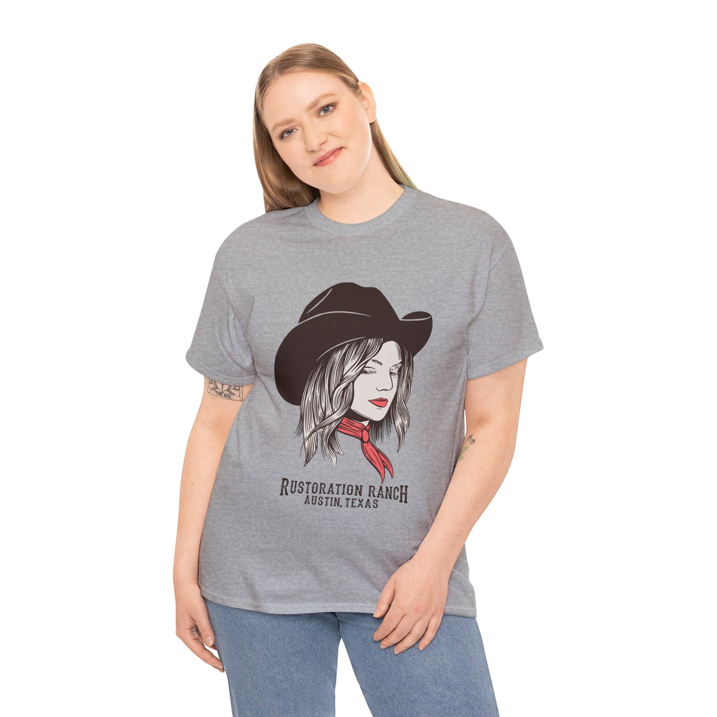 Cowgirl Unisex Heavy Cotton Tee