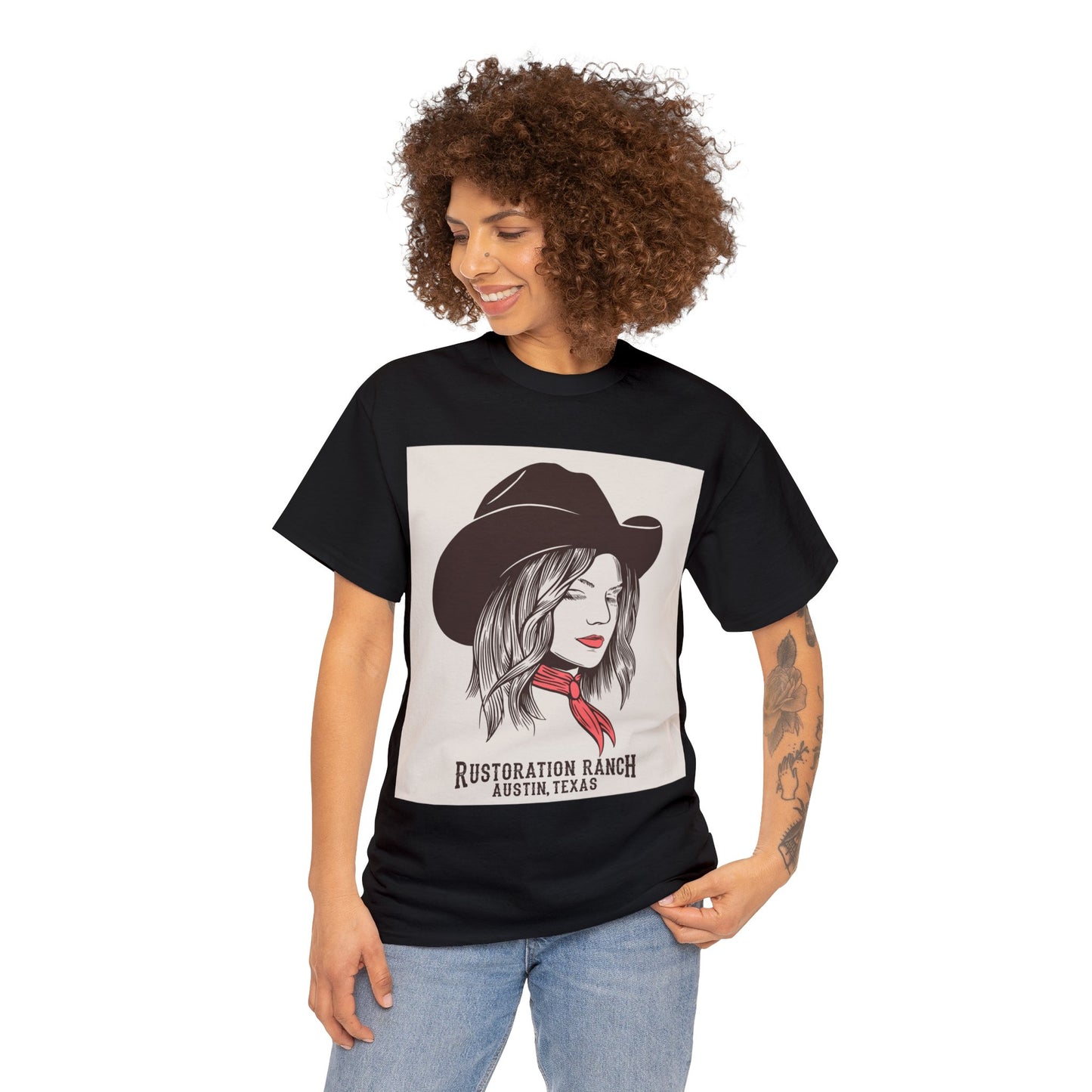 Cowgirl Unisex Heavy Cotton Tee