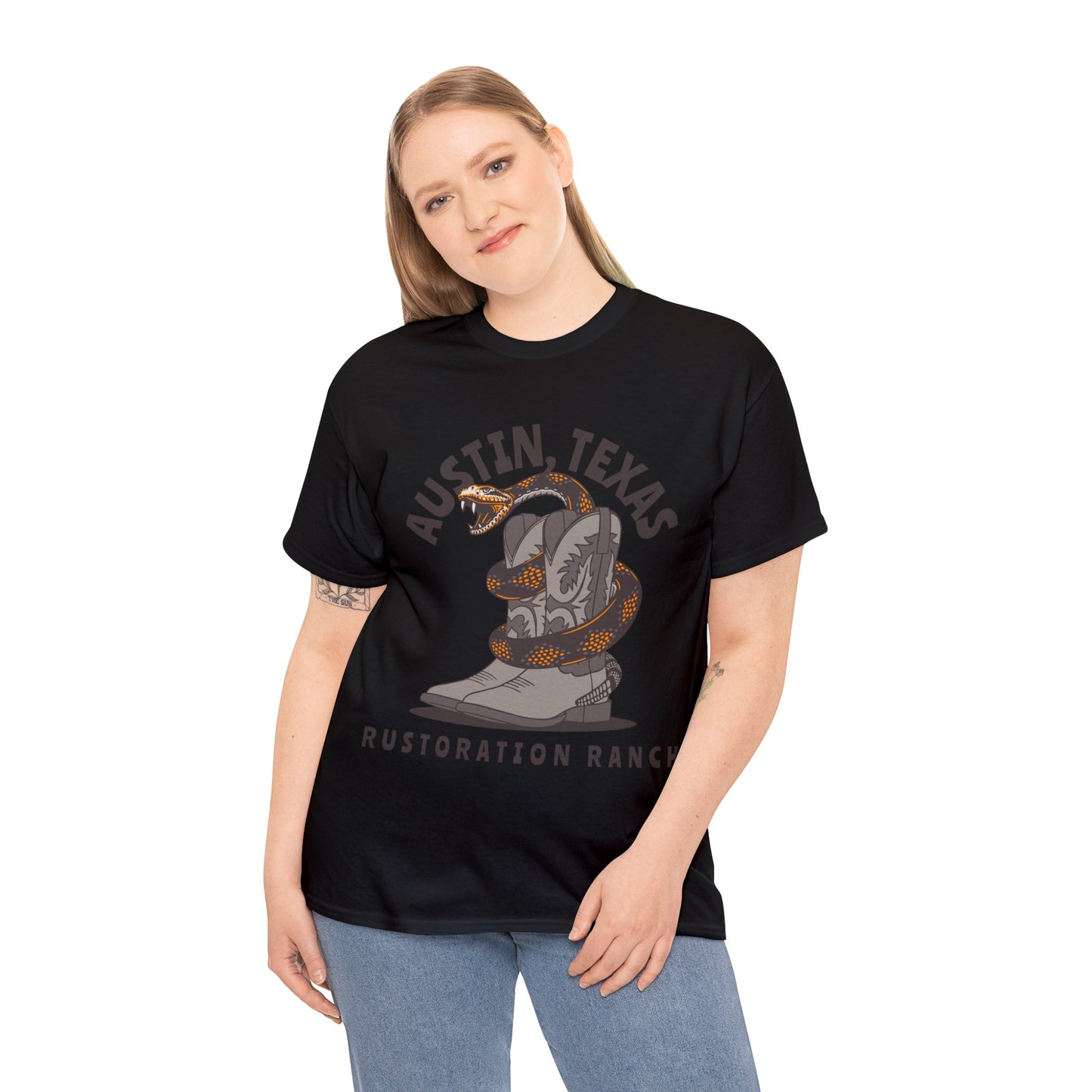 Snake Boots Unisex Heavy Cotton Tee