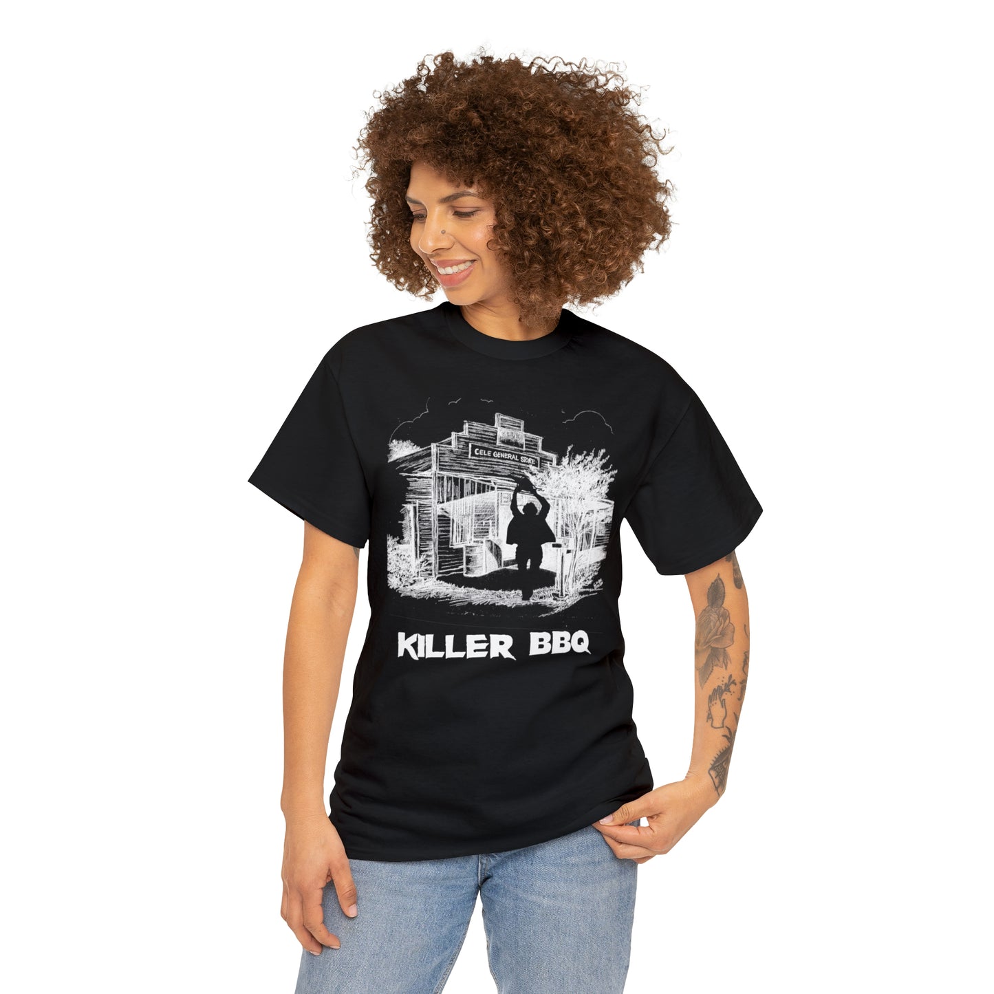 Cele Store Killer BBQ, Texas Chainsaw Massacre Heavy Cotton Tee