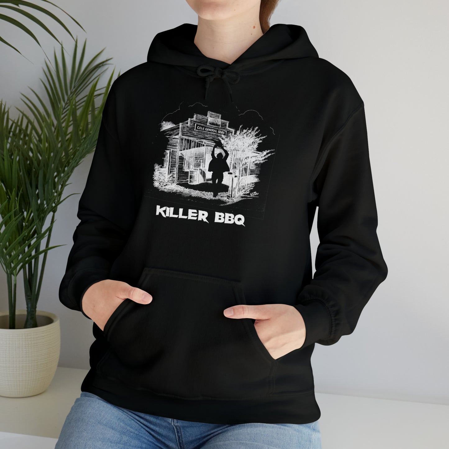 Cele Killer BBQ Unisex Heavy Blend™ Hooded Sweatshirt