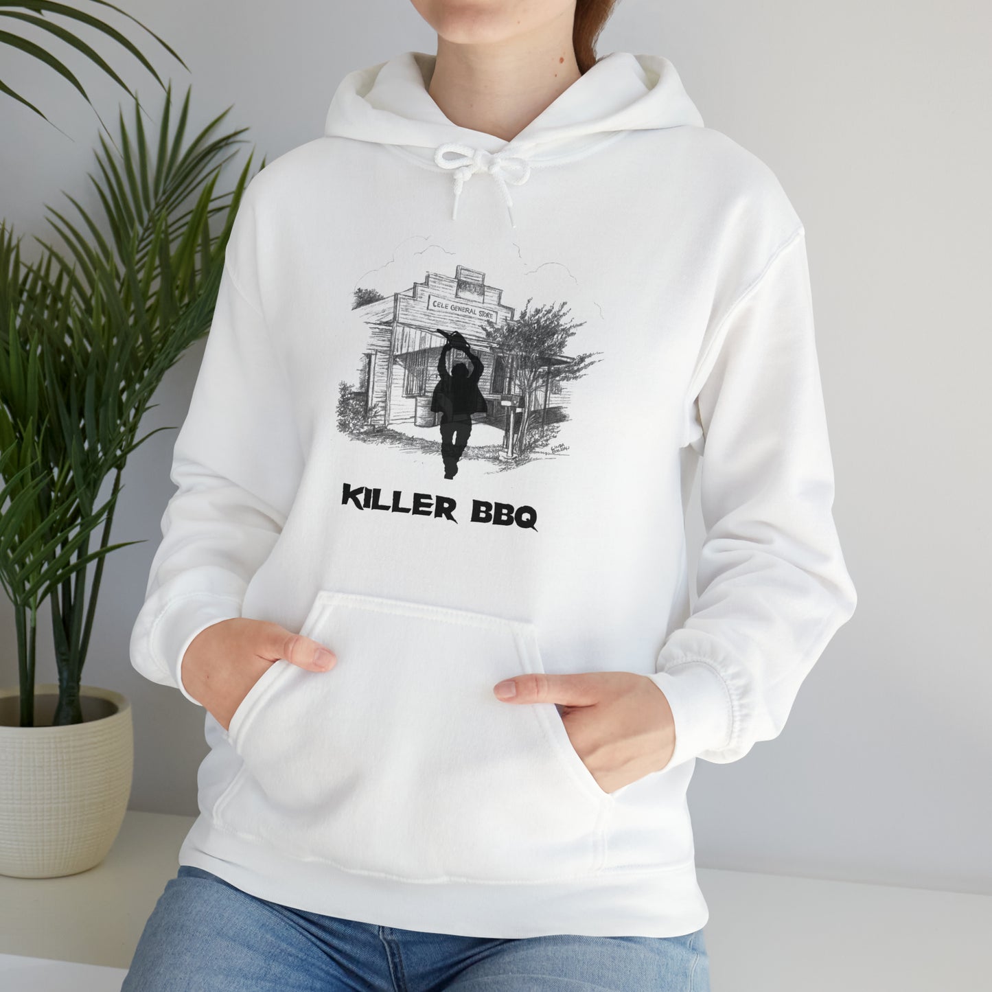 Cele Killer BBQ Unisex Heavy Blend™ Hooded Sweatshirt