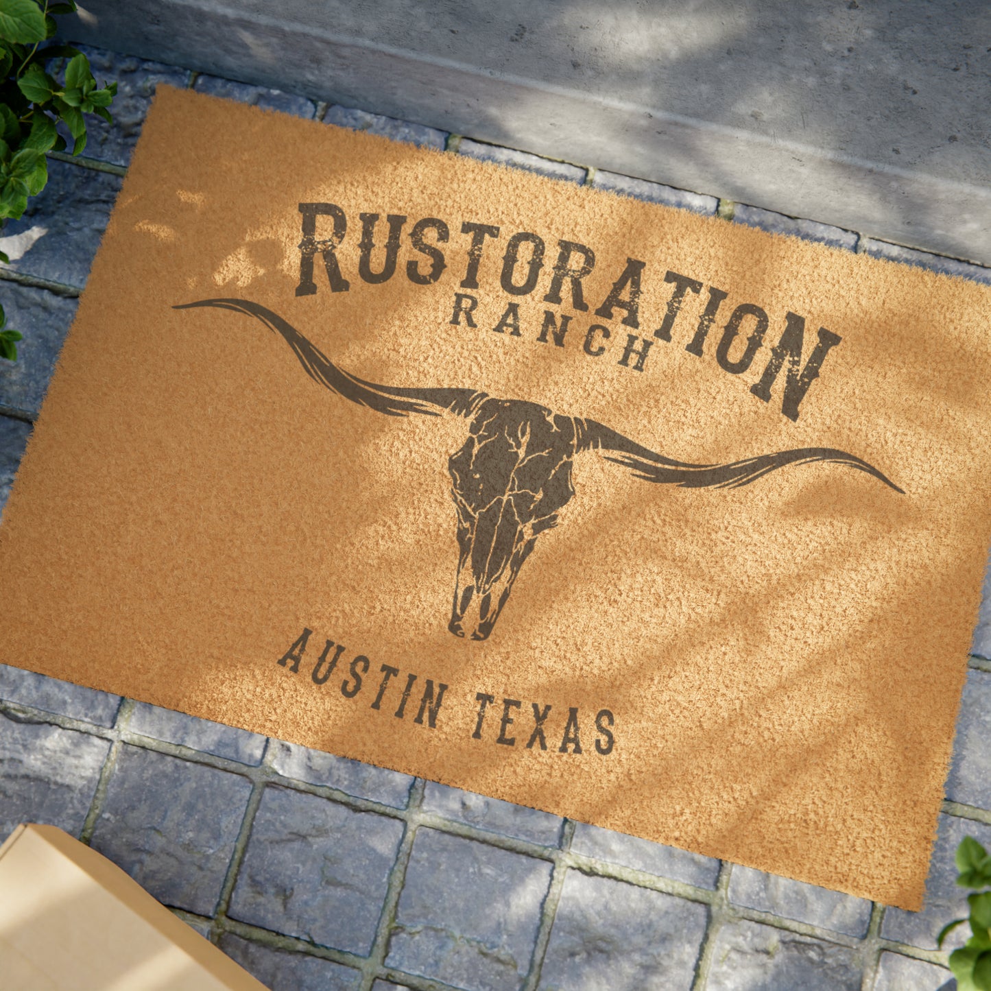 Longhorn Skull Doormat