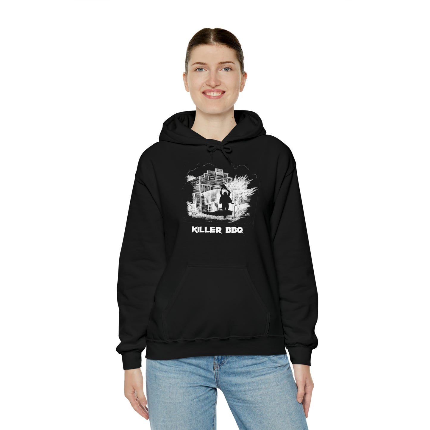 Cele Killer BBQ Unisex Heavy Blend™ Hooded Sweatshirt