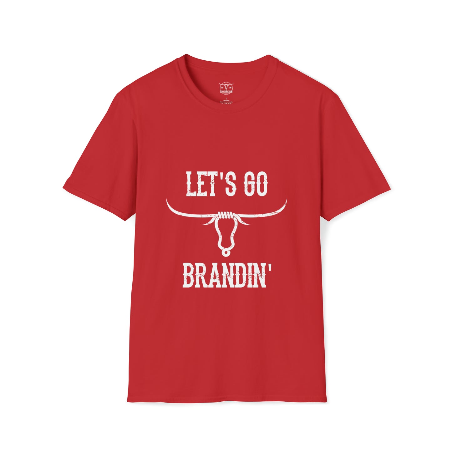 LET'S GO BRANDIN' Dark Unisex Softstyle T-Shirt