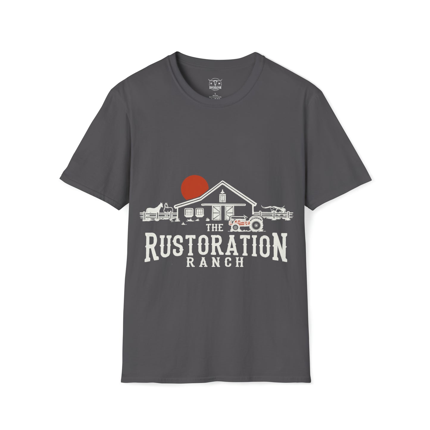 Dark Rustoration Ranch Unisex Softstyle T-Shirt