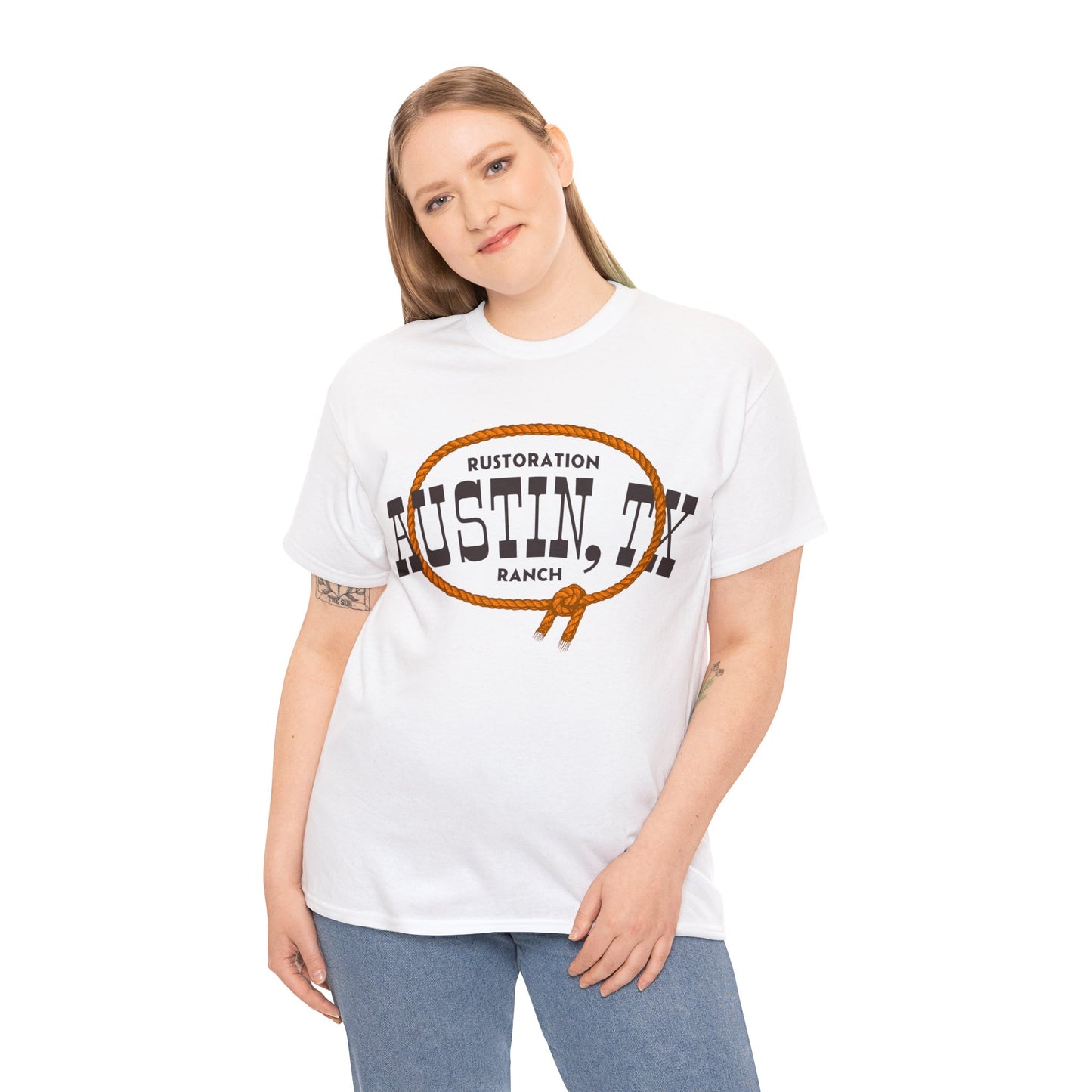 Roped Unisex Heavy Cotton Tee