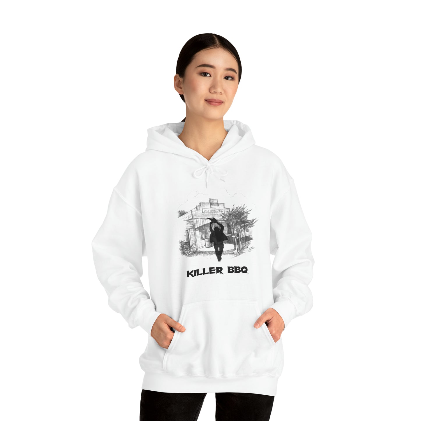 Cele Killer BBQ Unisex Heavy Blend™ Hooded Sweatshirt