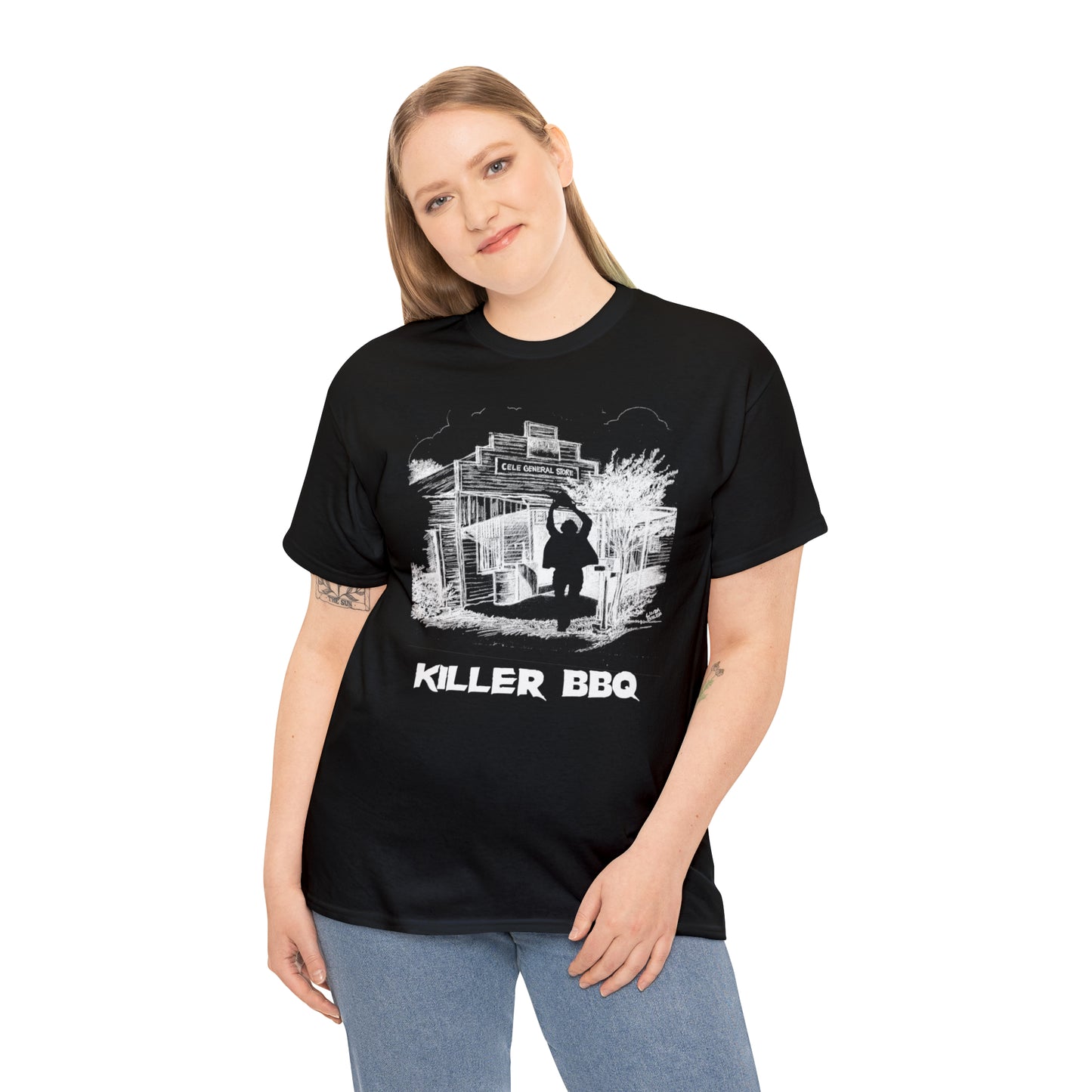 Cele Store Killer BBQ, Texas Chainsaw Massacre Heavy Cotton Tee