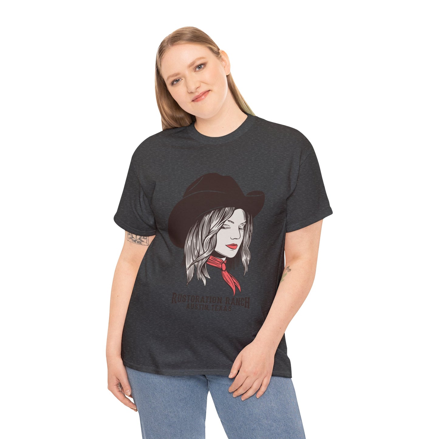 Cowgirl Unisex Heavy Cotton Tee