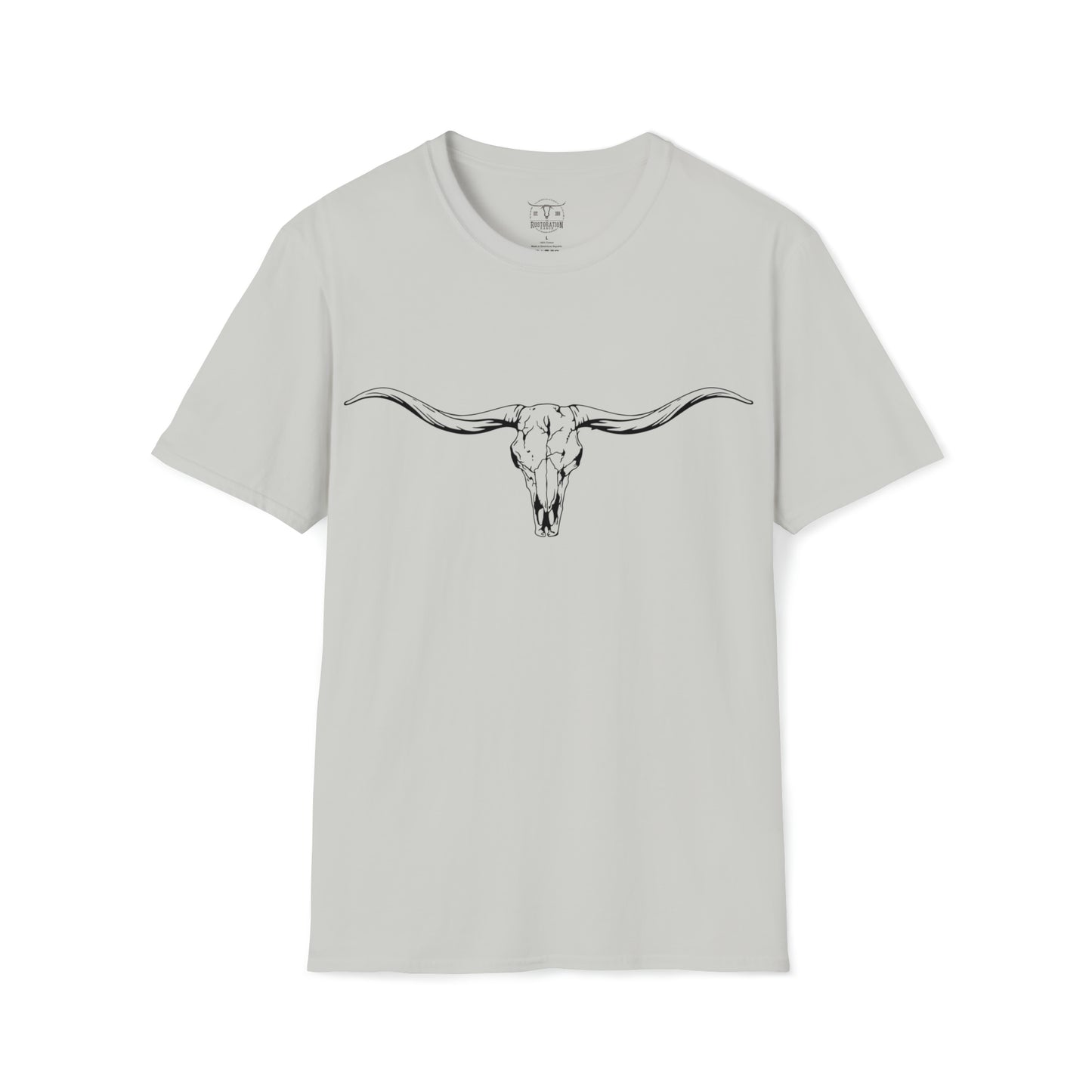 Longhorn Skull Unisex Softstyle T-Shirt