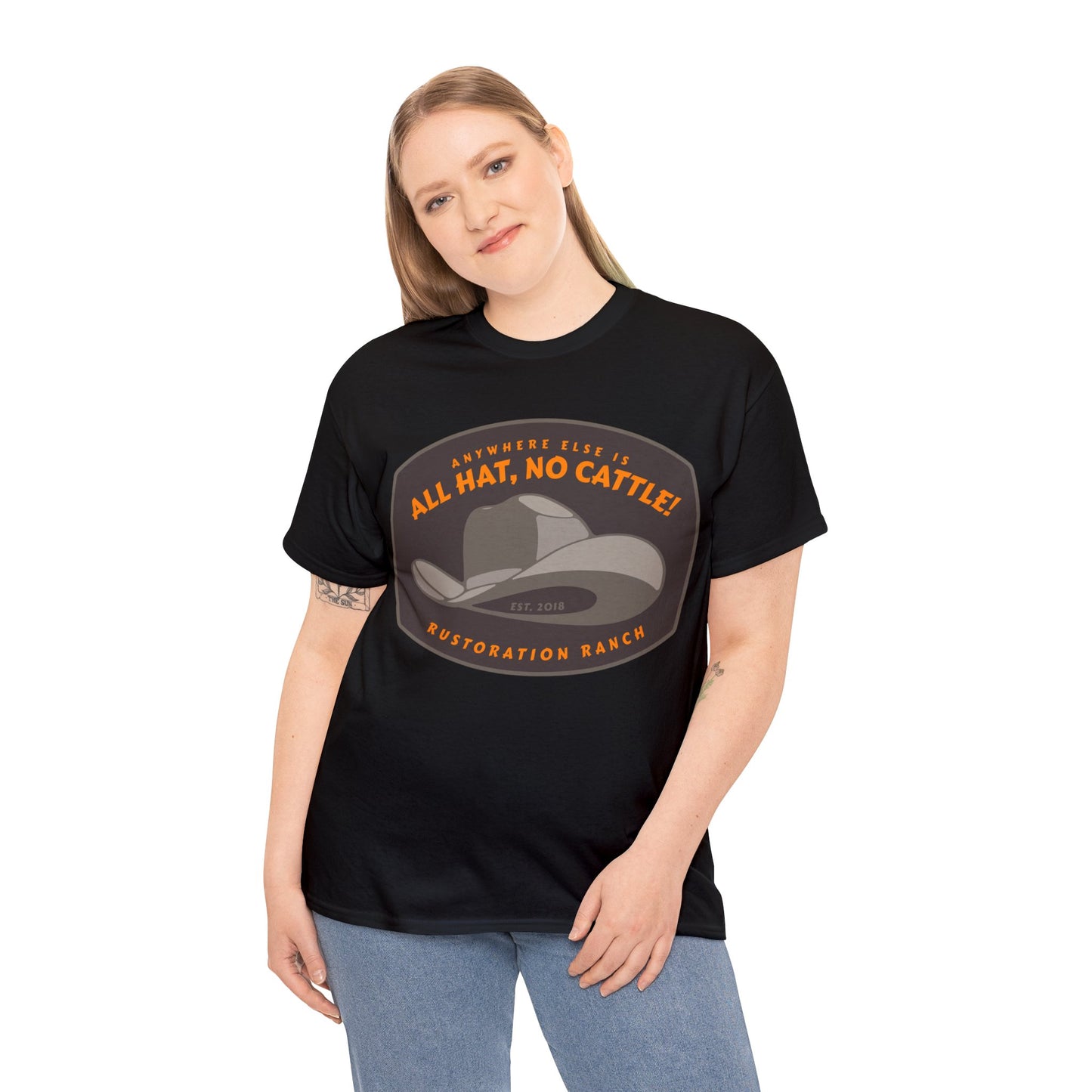 All Hat No Cattle Unisex Heavy Cotton Tee