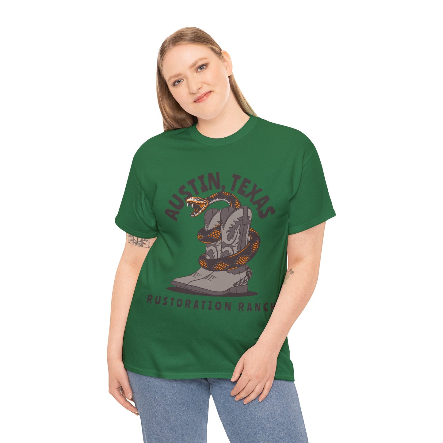 Snake Boots Unisex Heavy Cotton Tee