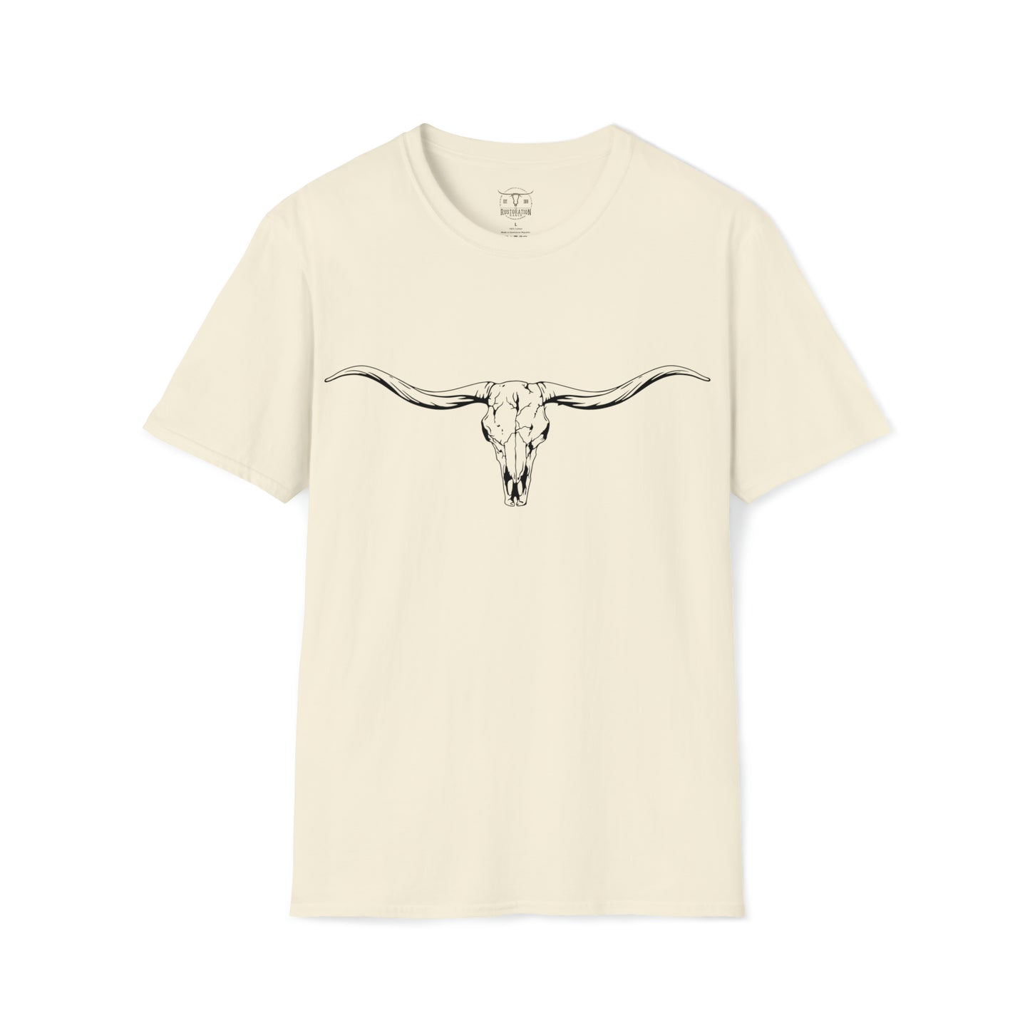 Longhorn Skull Unisex Softstyle T-Shirt