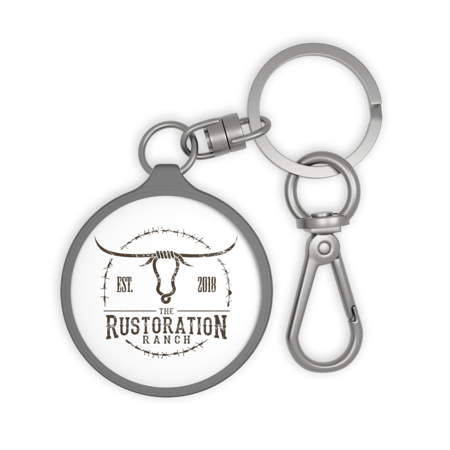 Rustoration Ranch Logo Keyring Tag