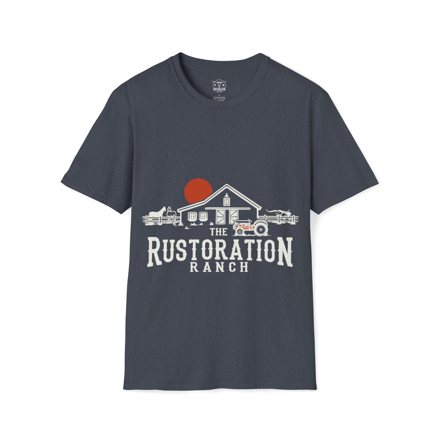 Dark Rustoration Ranch Unisex Softstyle T-Shirt