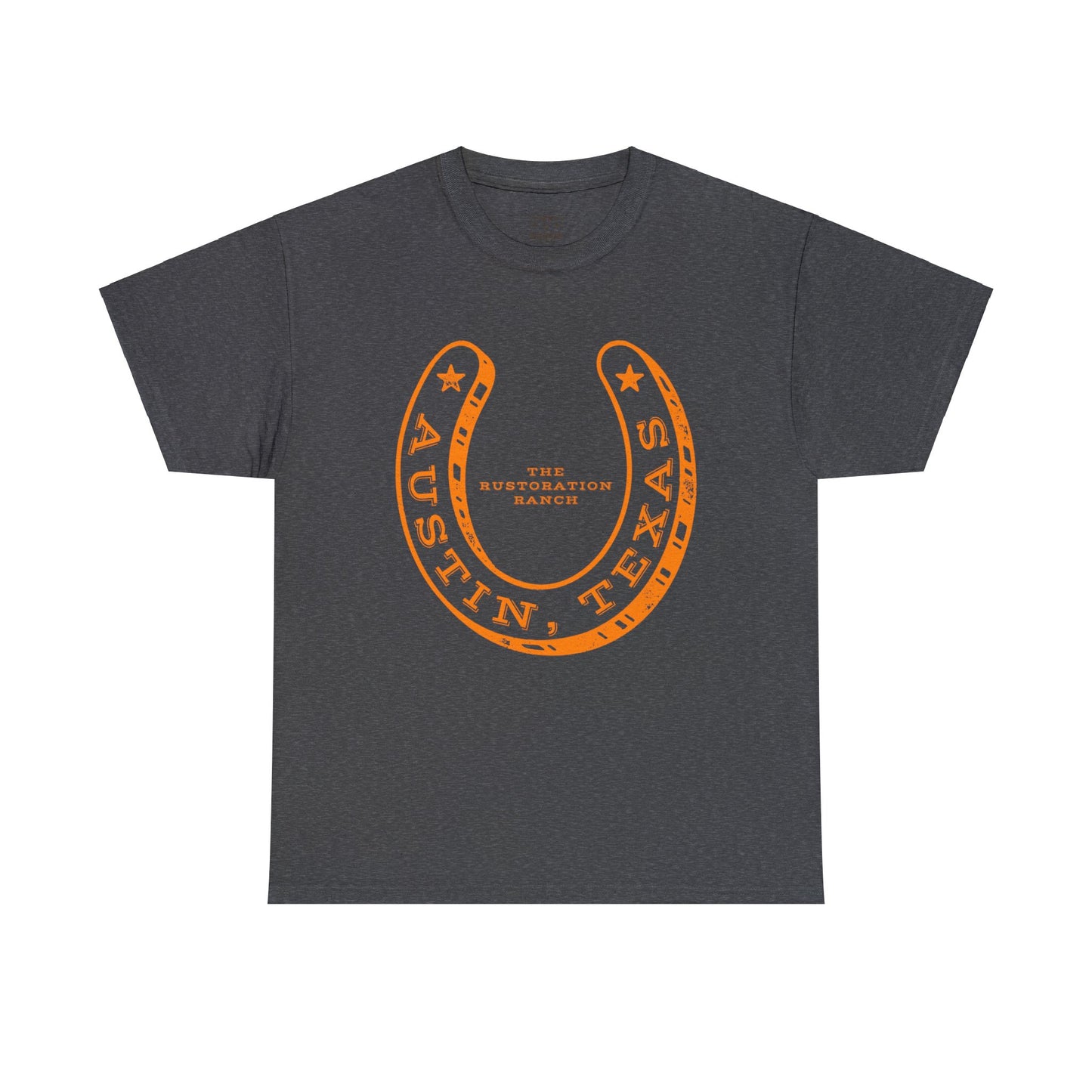 Lucky Horse Shoe Unisex Heavy Cotton Tee