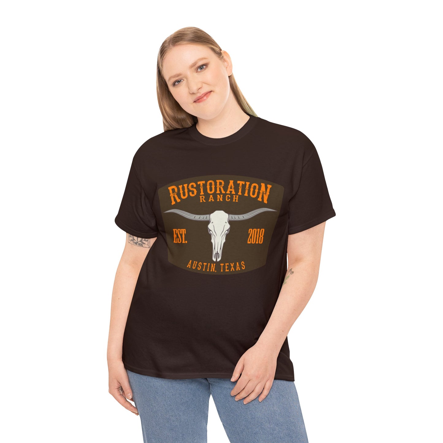 Cattle Skull Unisex Heavy Cotton Tee