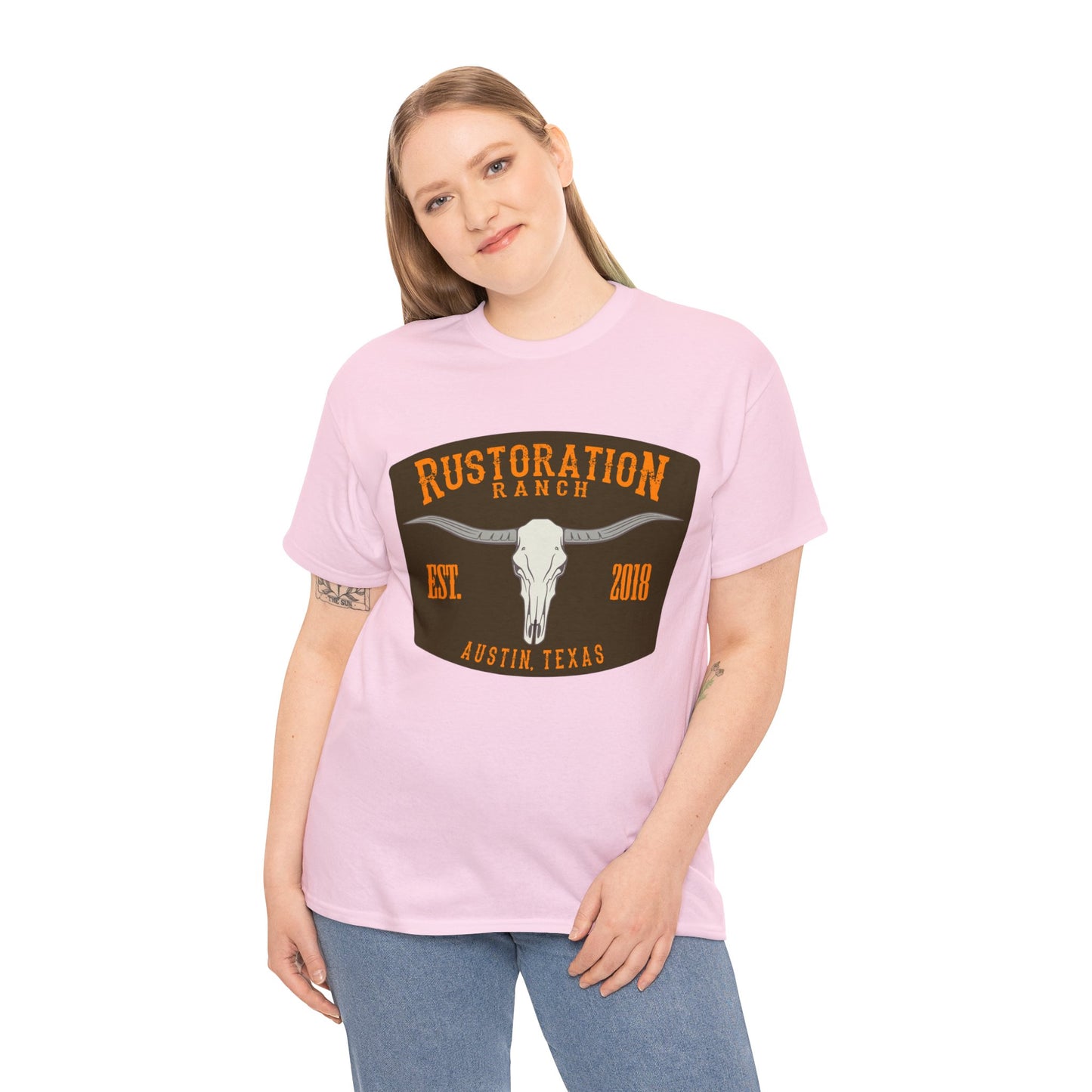 Cattle Skull Unisex Heavy Cotton Tee