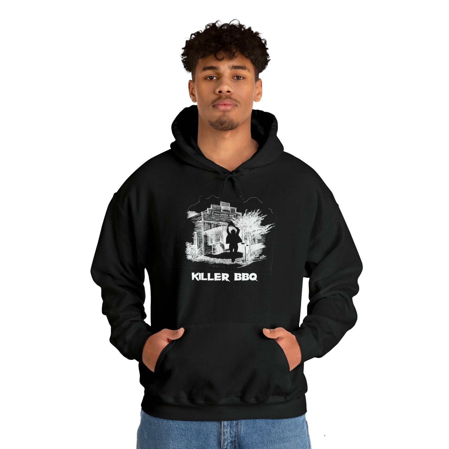 Cele Killer BBQ Unisex Heavy Blend™ Hooded Sweatshirt