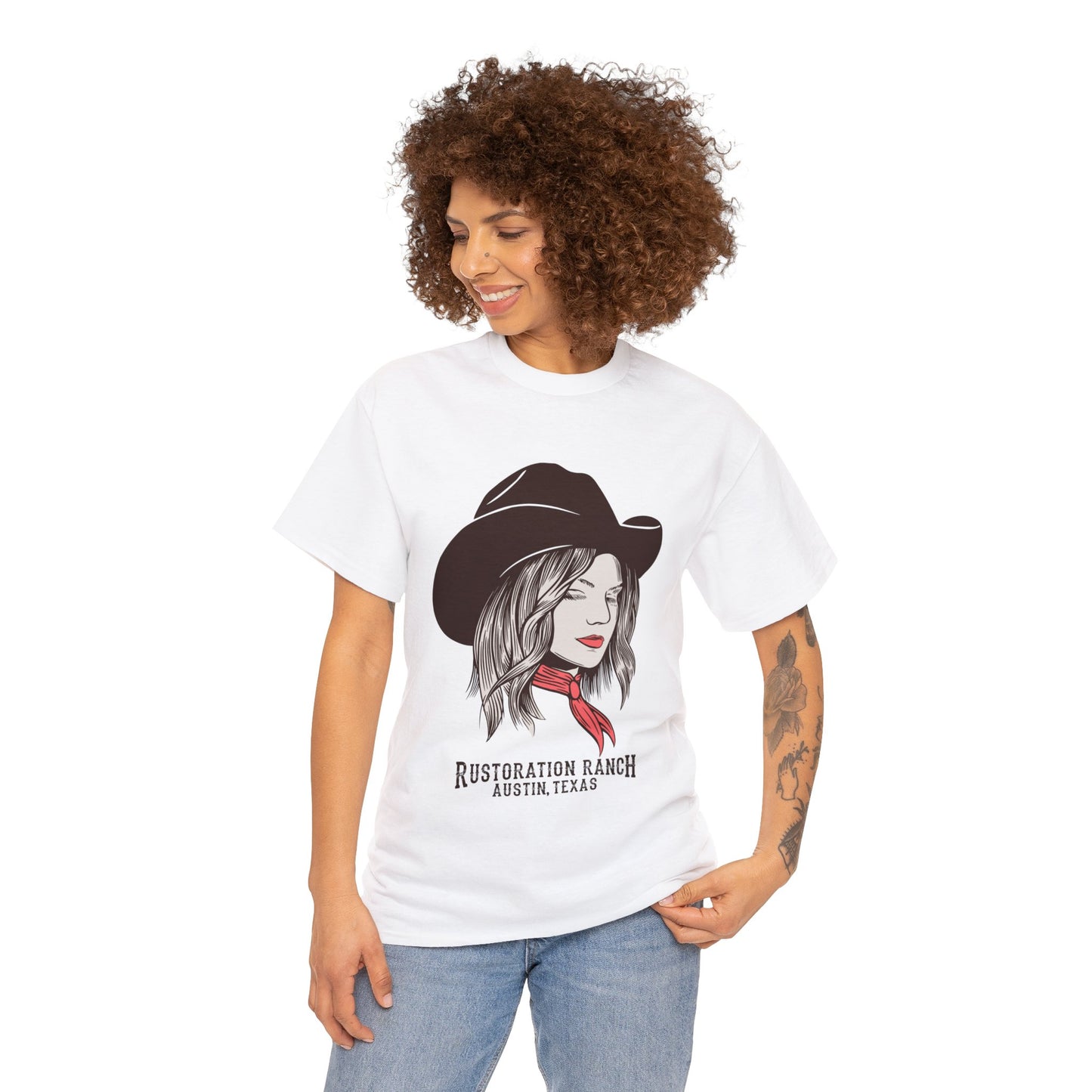 Cowgirl Unisex Heavy Cotton Tee