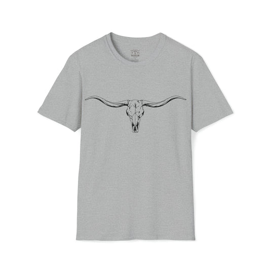 Longhorn Skull Unisex Softstyle T-Shirt