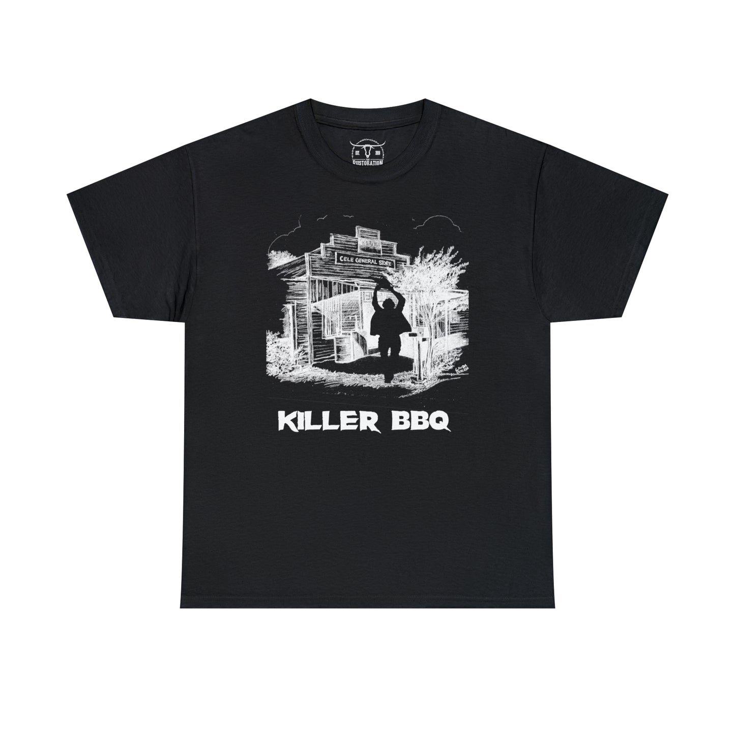 Cele Store Killer BBQ, Texas Chainsaw Massacre Heavy Cotton Tee