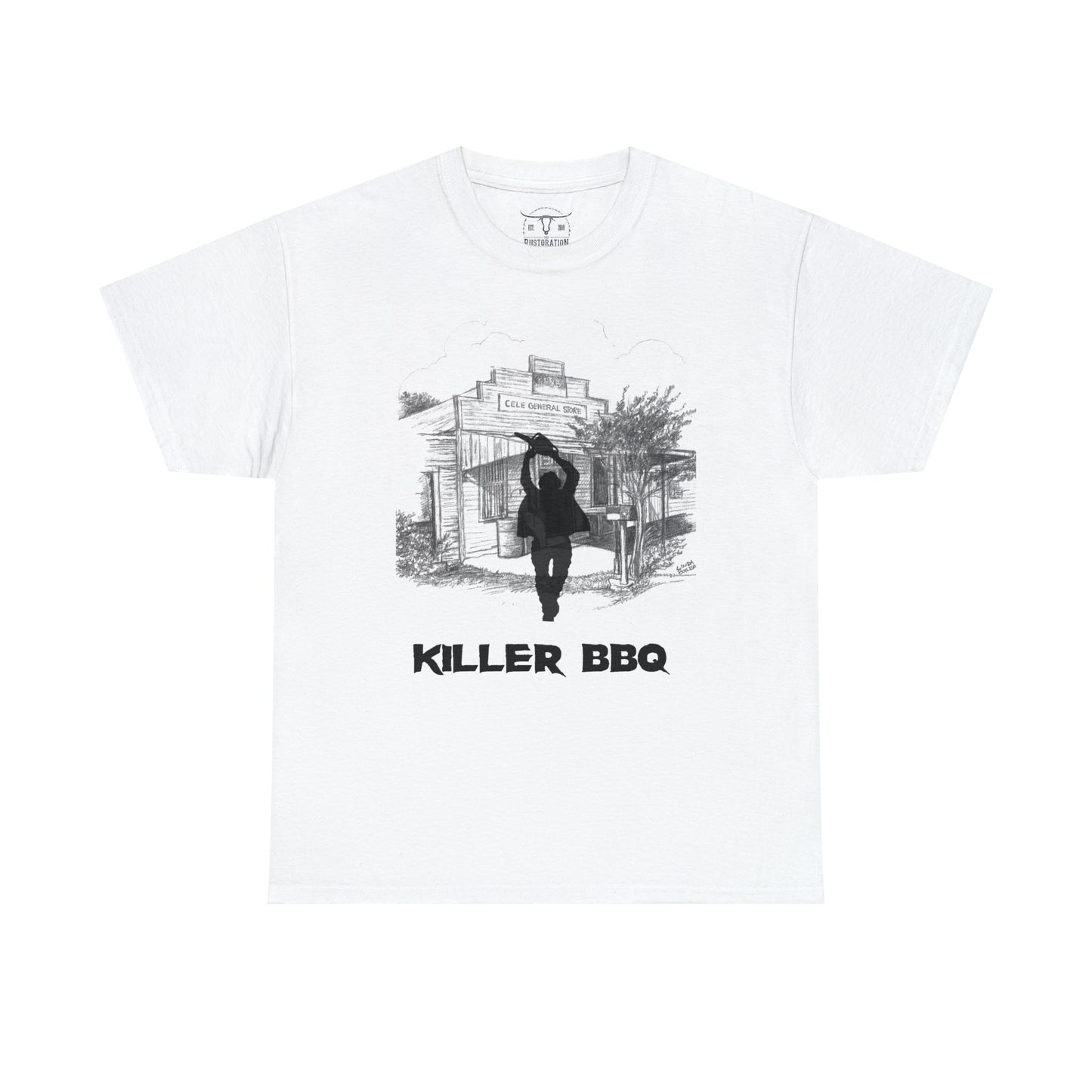 Cele Store Killer BBQ, Texas Chainsaw Massacre Heavy Cotton Tee