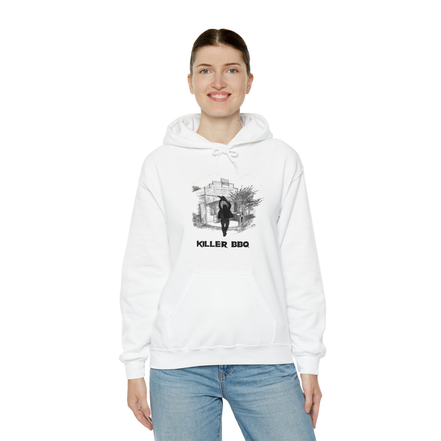 Cele Killer BBQ Unisex Heavy Blend™ Hooded Sweatshirt