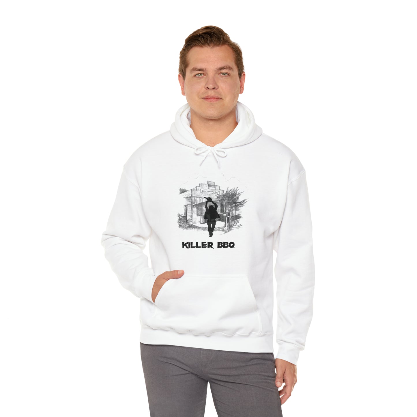 Cele Killer BBQ Unisex Heavy Blend™ Hooded Sweatshirt