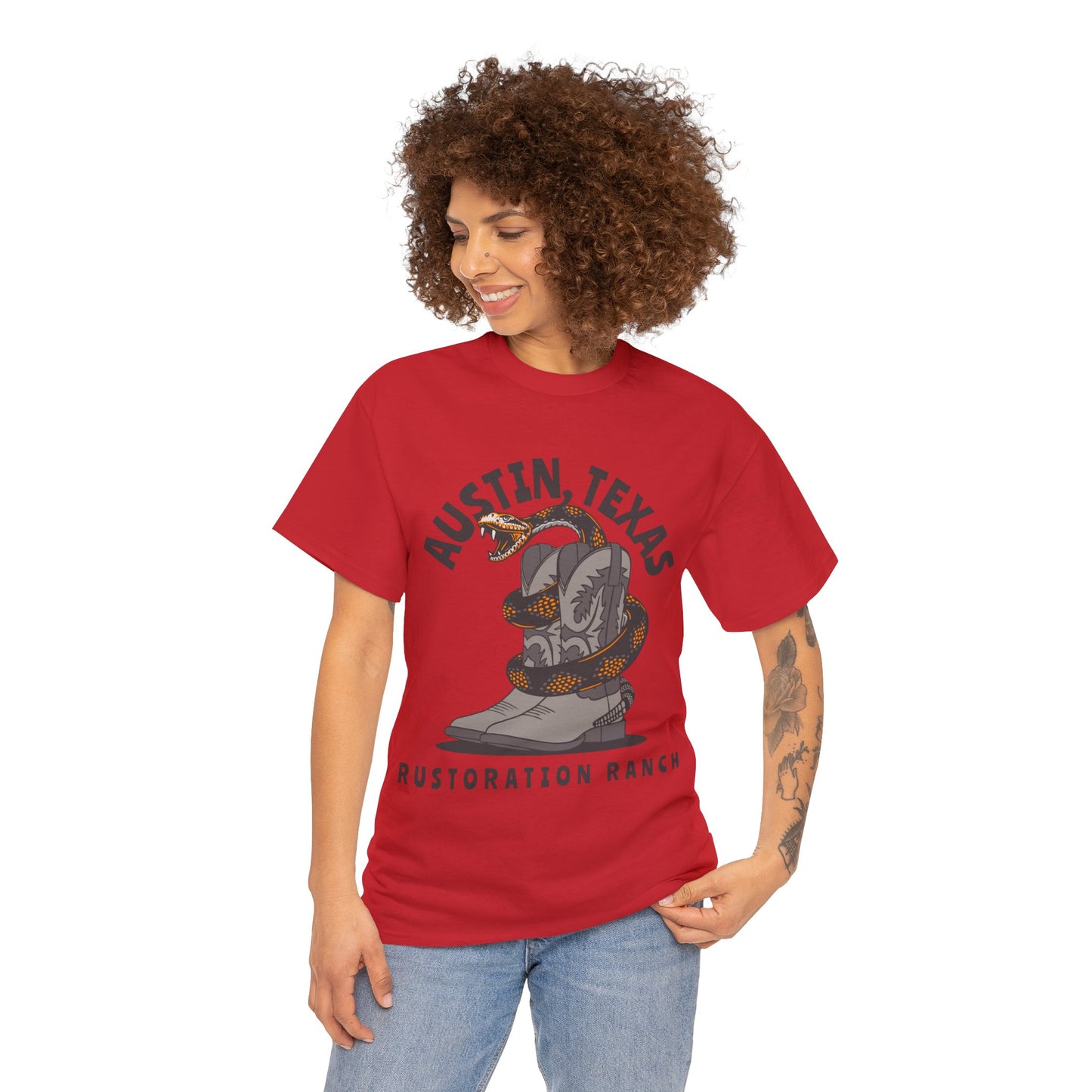 Snake Boots Unisex Heavy Cotton Tee