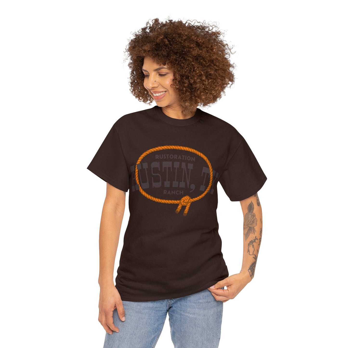 Roped Unisex Heavy Cotton Tee