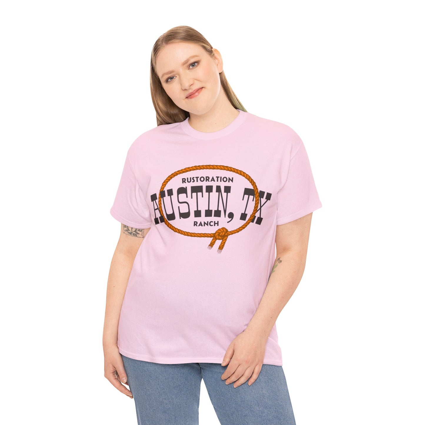 Roped Unisex Heavy Cotton Tee