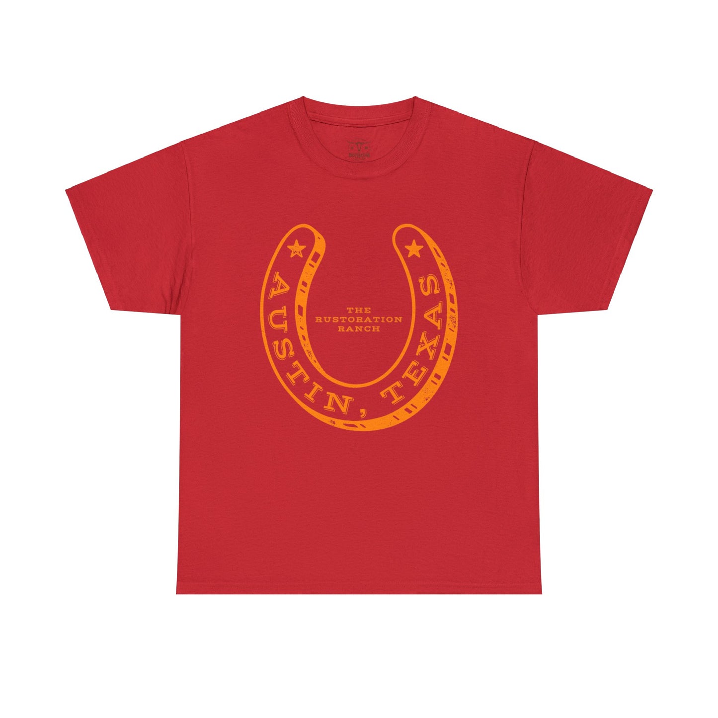 Lucky Horse Shoe Unisex Heavy Cotton Tee