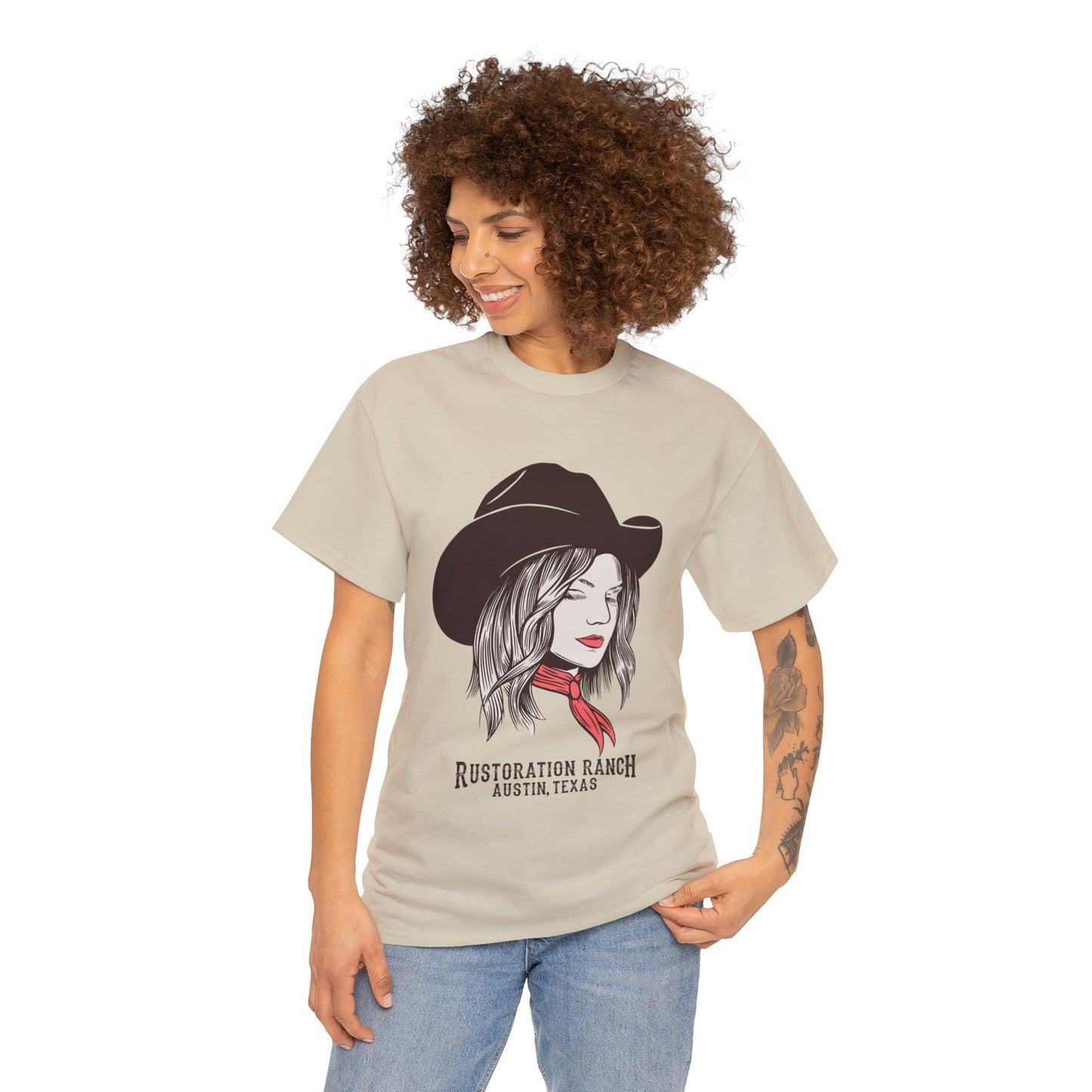 Cowgirl Unisex Heavy Cotton Tee