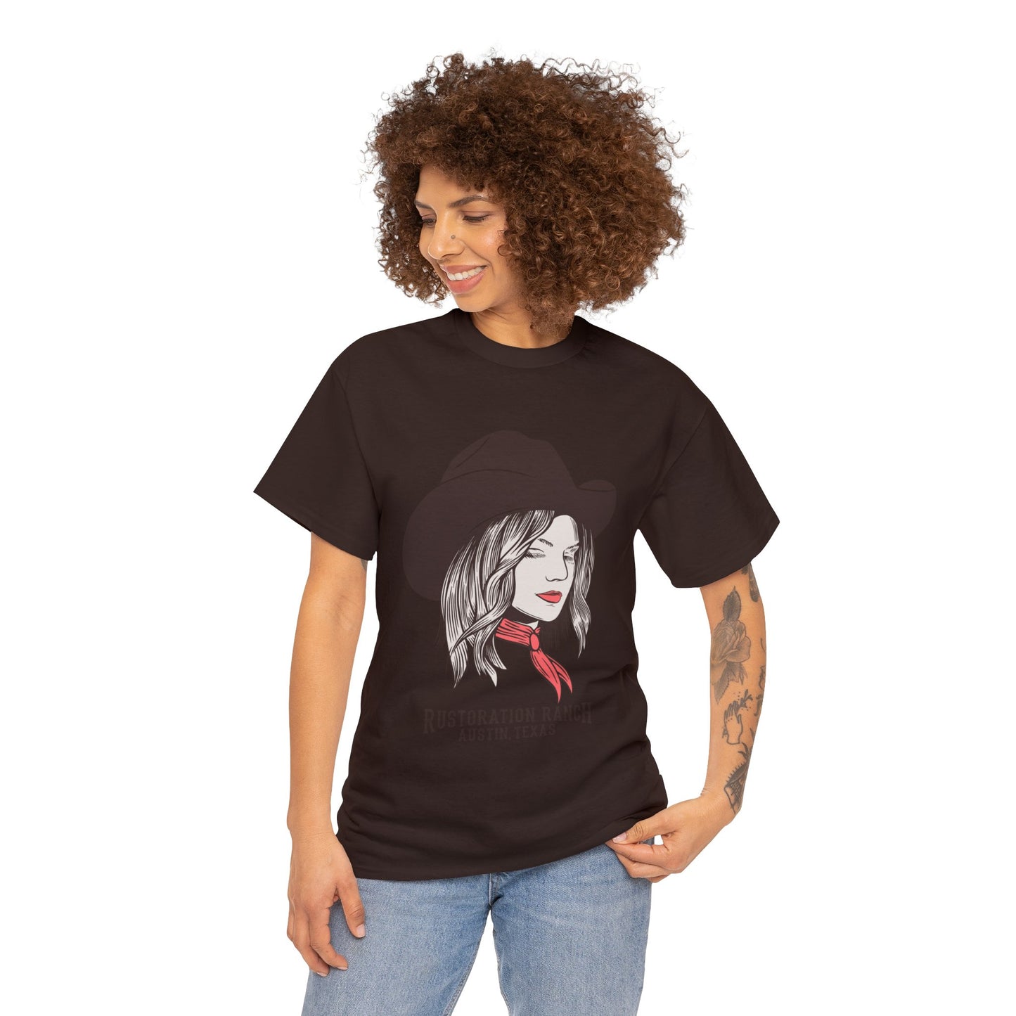 Cowgirl Unisex Heavy Cotton Tee