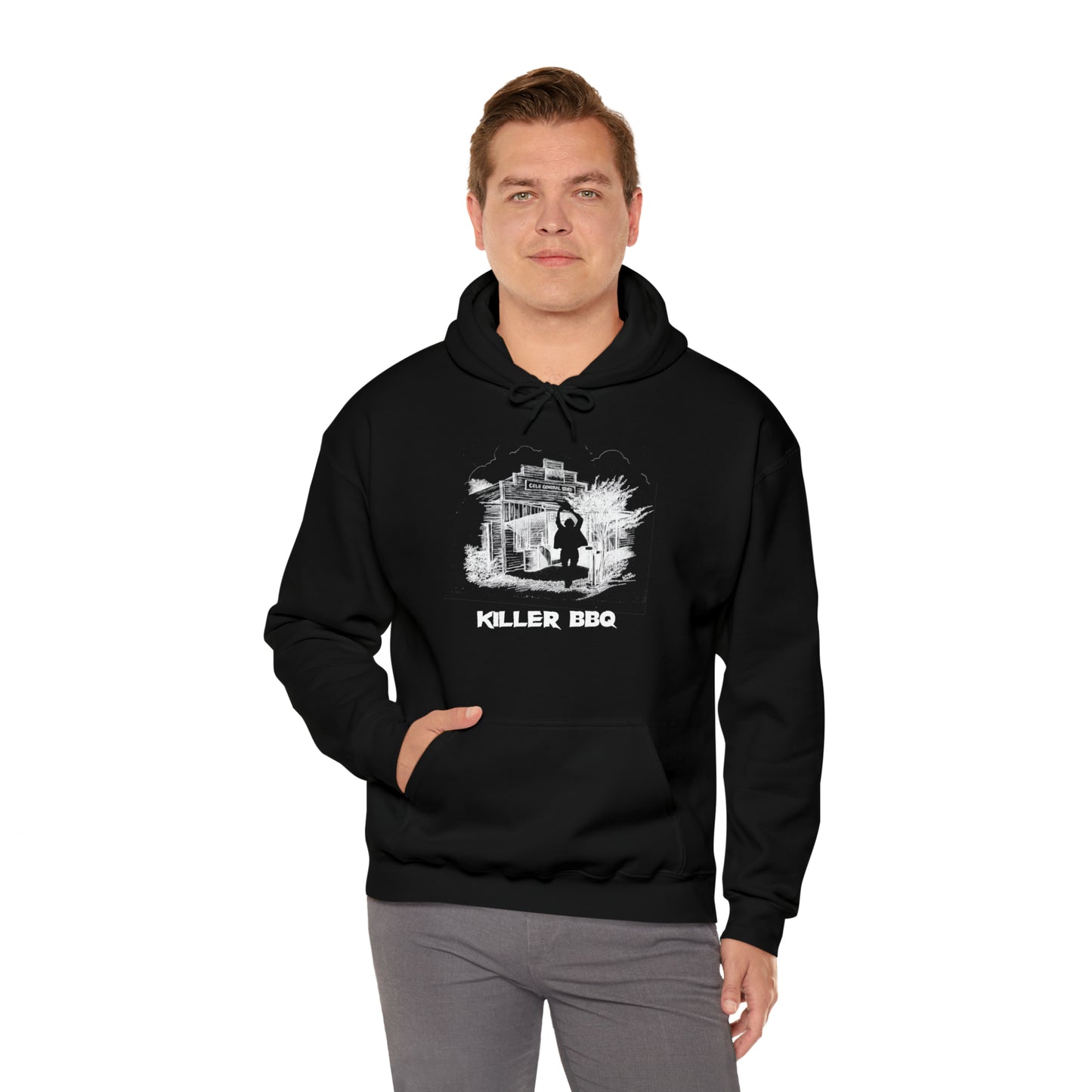 Cele Killer BBQ Unisex Heavy Blend™ Hooded Sweatshirt