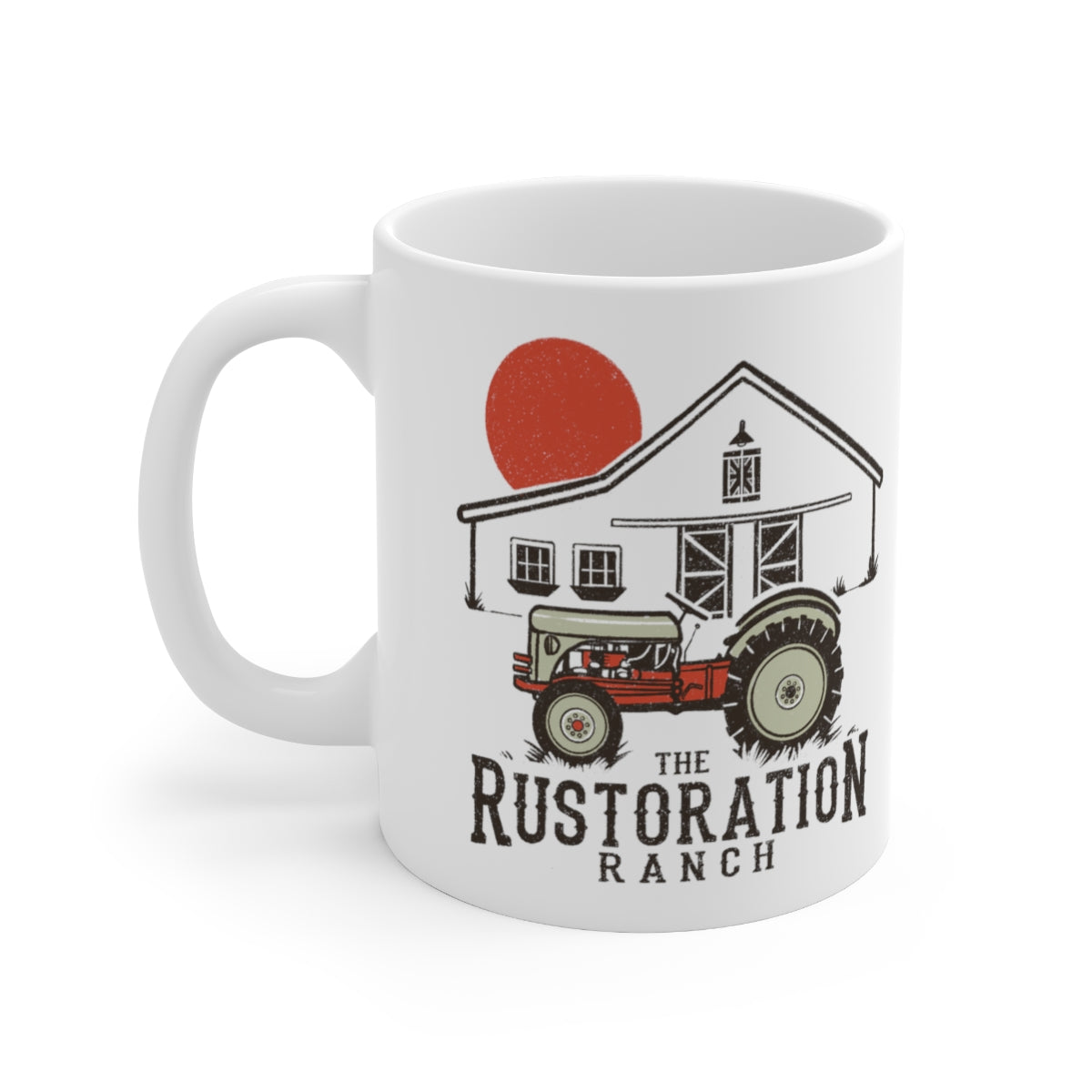 Rustoration Ranch Ford Tractor Ceramic Mug 11oz