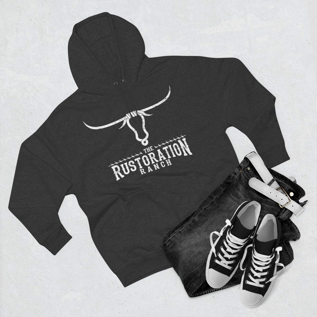 Rustoration Ranch Unisex Premium Pullover Hoodie