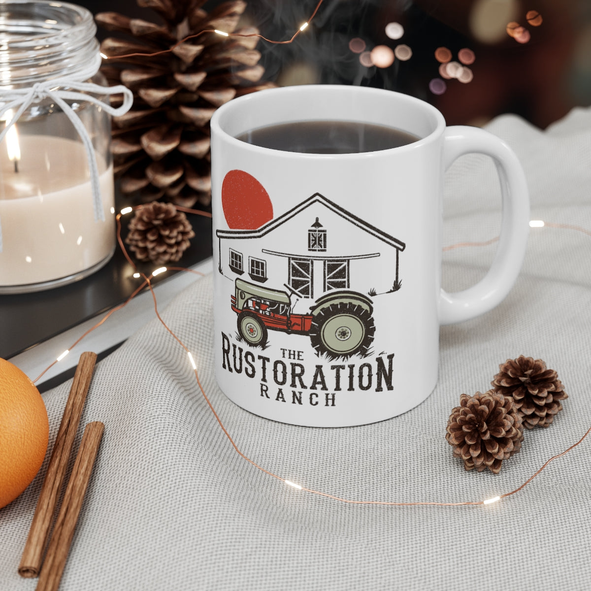 Rustoration Ranch Ford Tractor Ceramic Mug 11oz