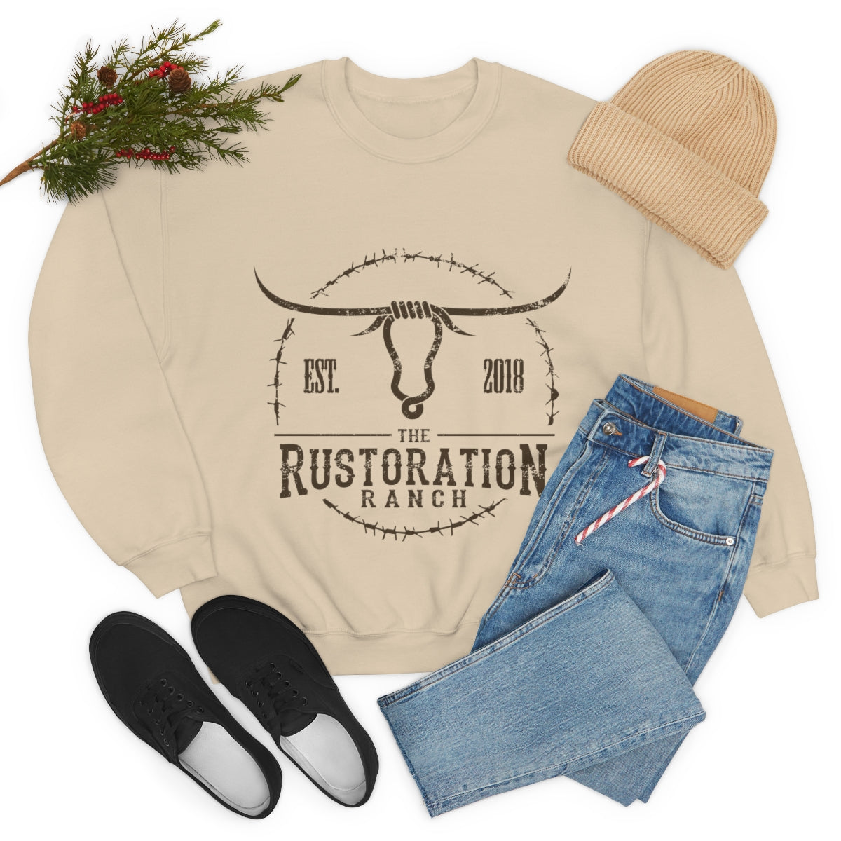 Rustoration Ranch Unisex Heavy Blend™ Crewneck Sweatshirt