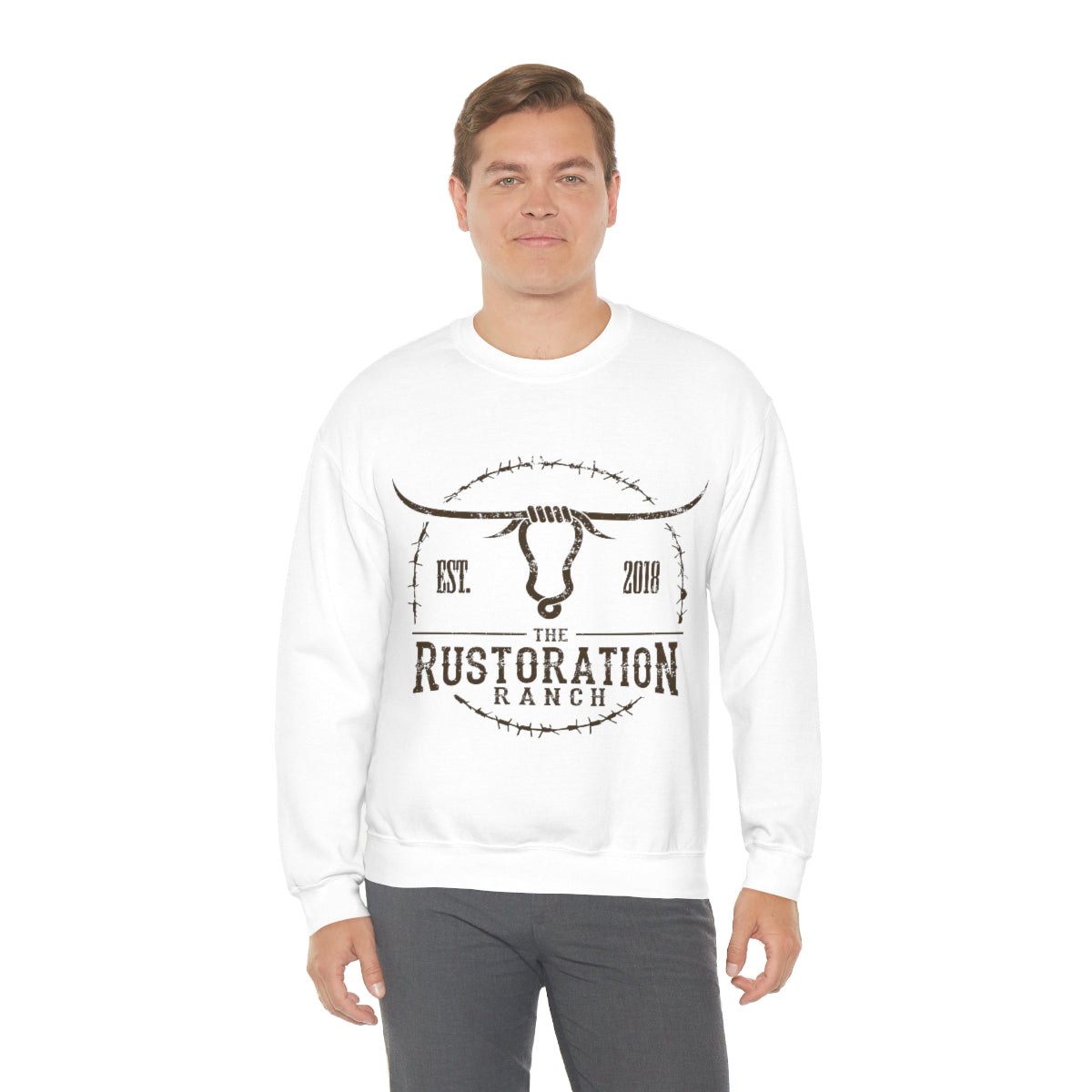 Rustoration Ranch Unisex Heavy Blend™ Crewneck Sweatshirt