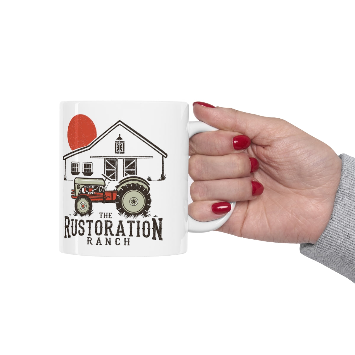 Rustoration Ranch Ford Tractor Ceramic Mug 11oz