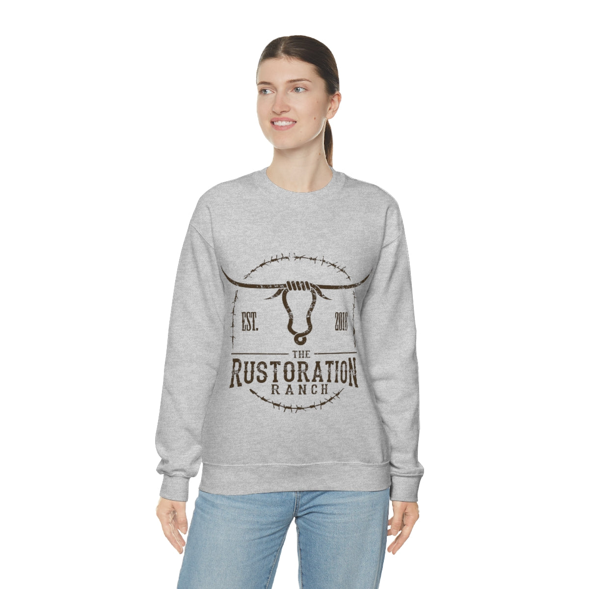 Rustoration Ranch Unisex Heavy Blend™ Crewneck Sweatshirt