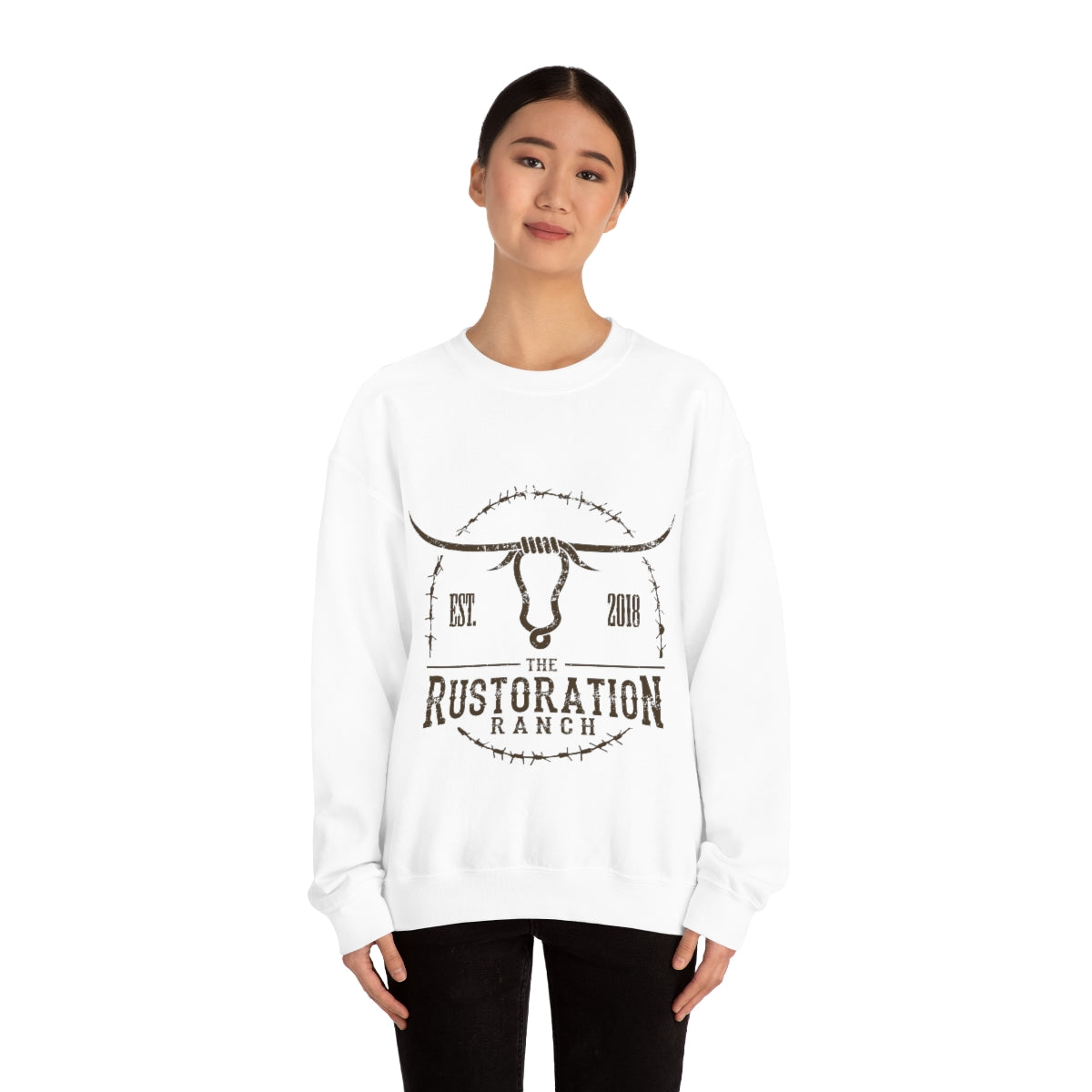 Rustoration Ranch Unisex Heavy Blend™ Crewneck Sweatshirt