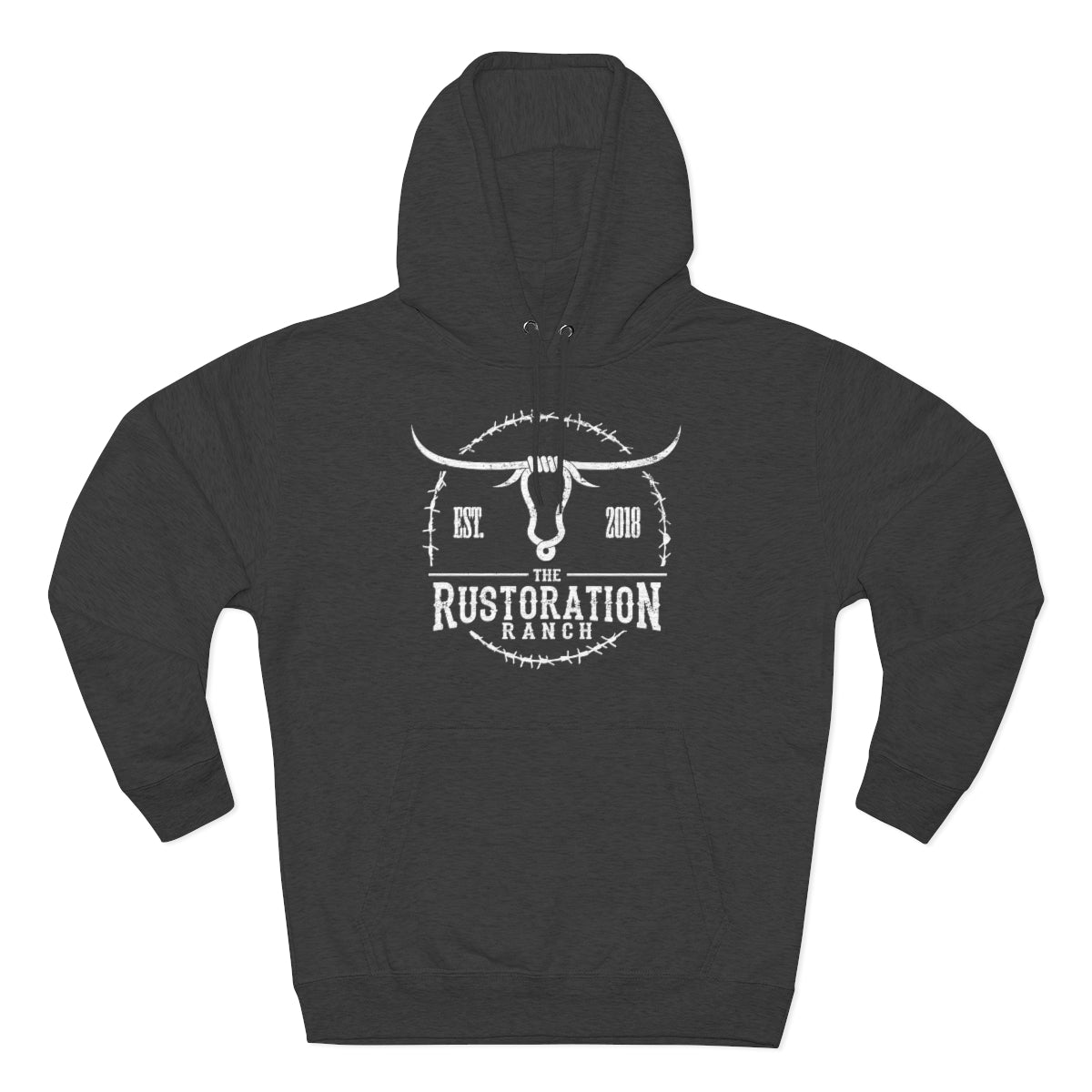 Rustoration Ranch Logo Unisex Premium Pullover Hoodie