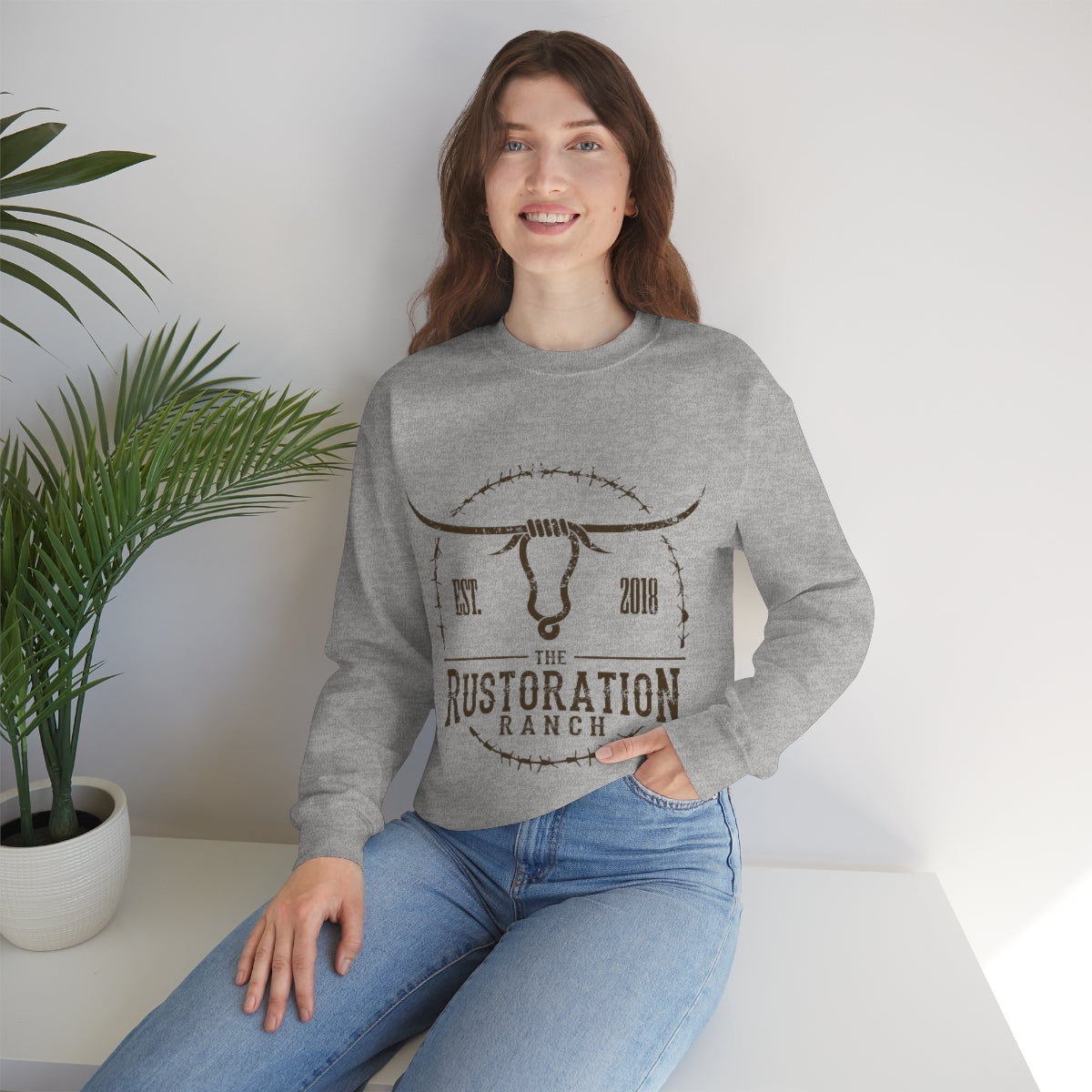 Rustoration Ranch Unisex Heavy Blend™ Crewneck Sweatshirt