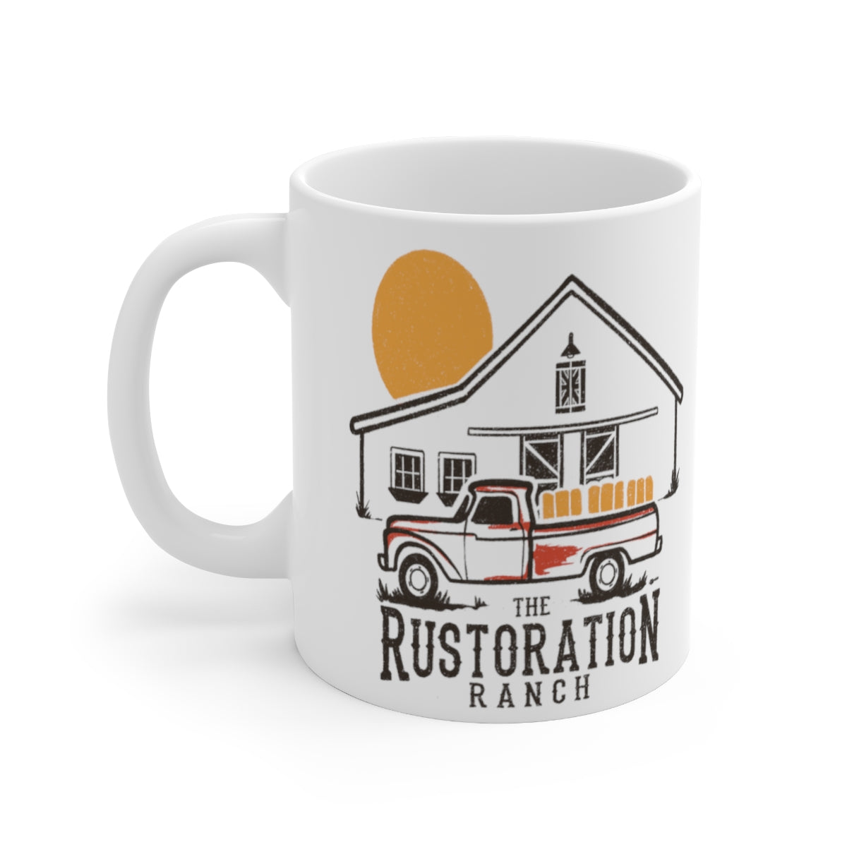 Rustoration Ranch Truck Ceramic Mug 11oz